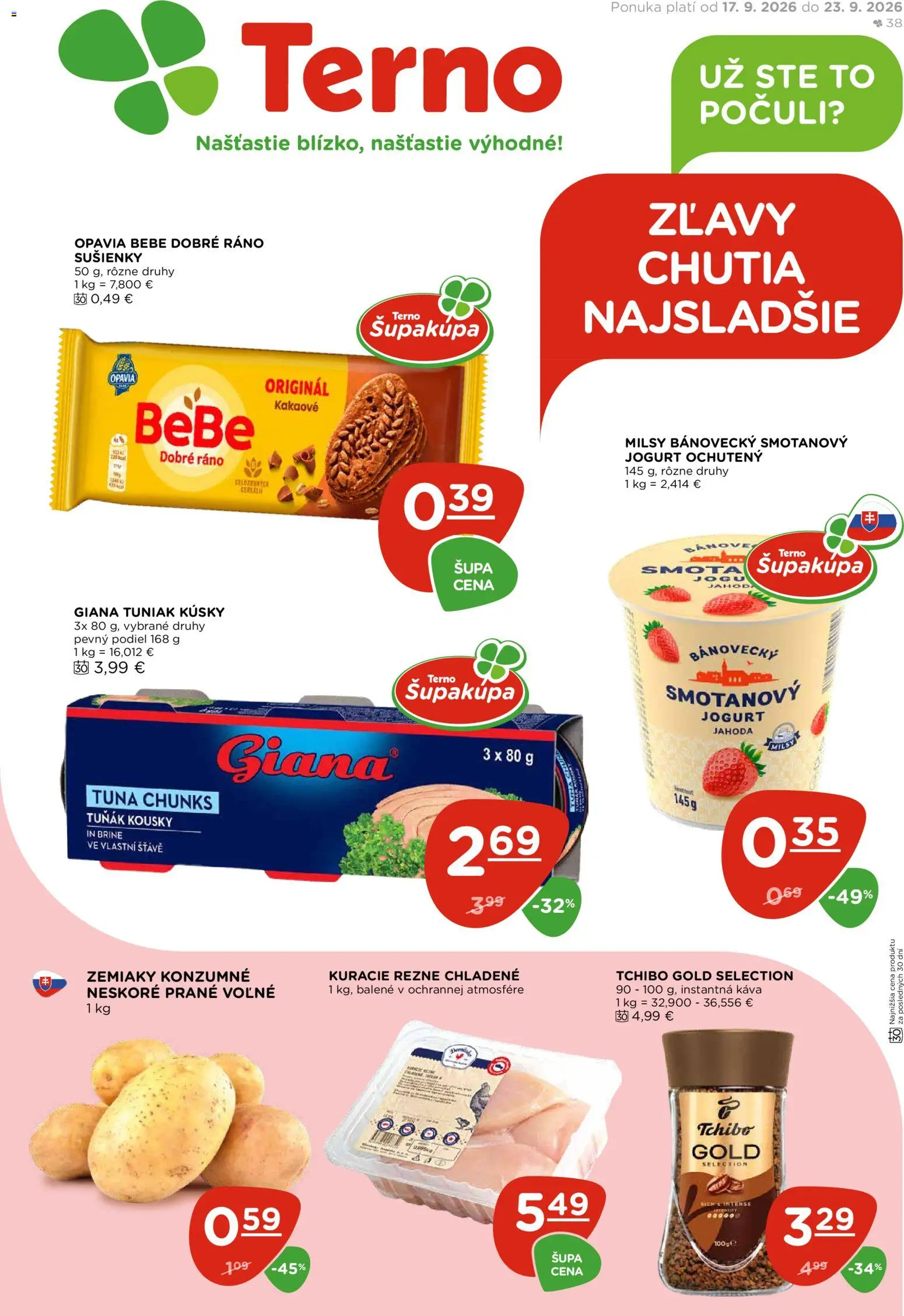 Náhľad Terno letáku platného od 17.09.2026