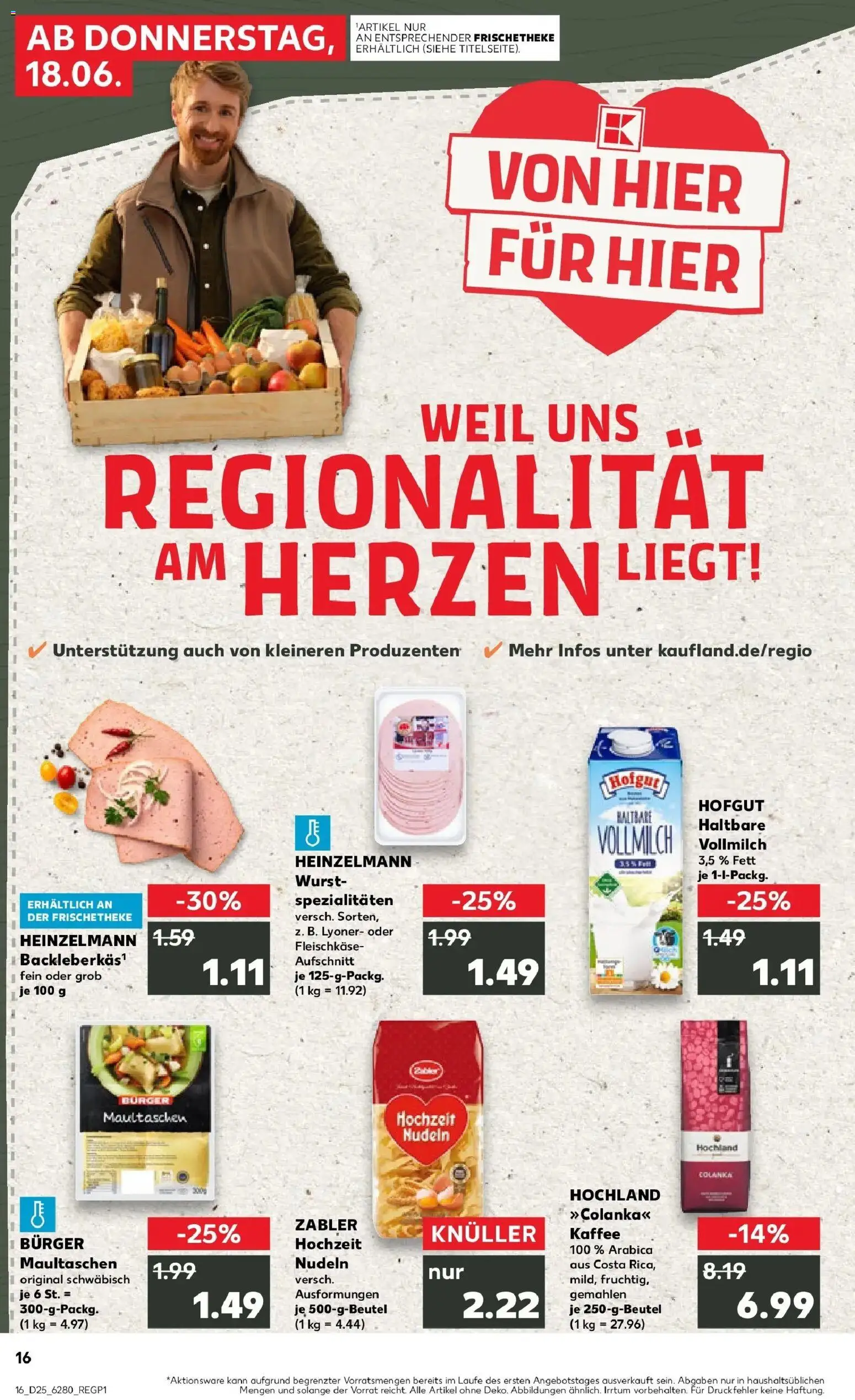 Vorschau von dem Prospekt des Geschäftes Kaufland, gültig ab dem 18.06.2026
