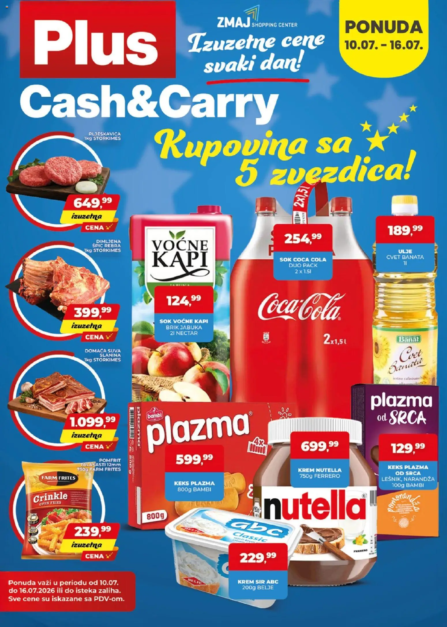 Pregled Plus Cash & Carry kataloga - važi od 10.07.2026