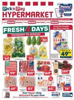 Preview of Pick n Pay flyer valid from 20/08/2026