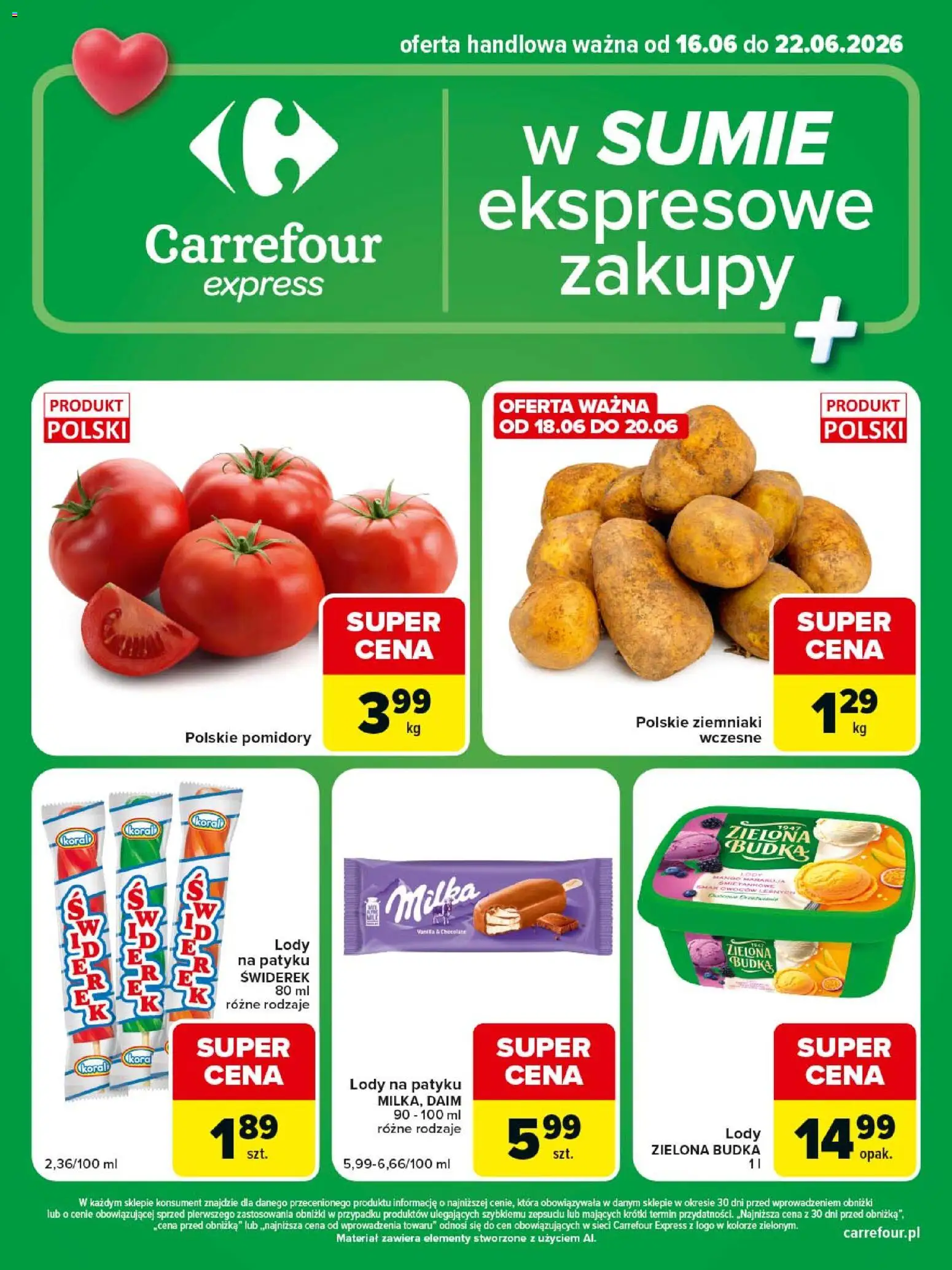 Pogląd gazetki "Carrefour gazetka - Express" ze sklepu Carrefour ważnej od 16.06.2026