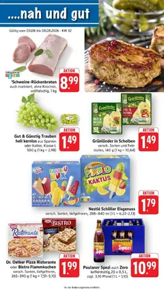 Vorschau von dem Prospekt des Geschäftes nah & gut, gültig ab dem 03.08.2026
