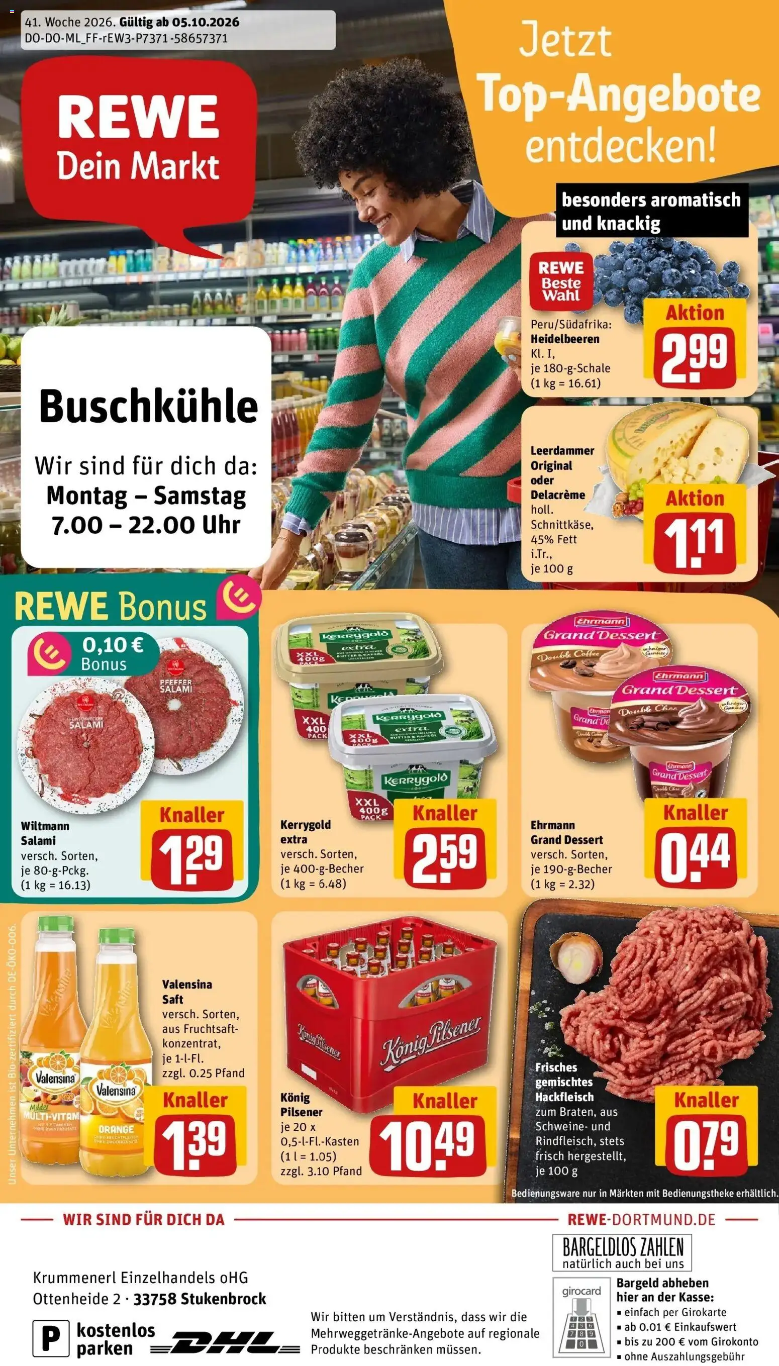Vorschau von dem Prospekt des Geschäftes Rewe, gültig ab dem 05.10.2026