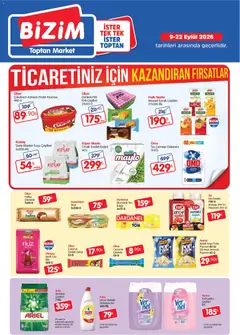 Bizim Toptan Bizim Toptan - Geleneksel kanal kataloğu 09.09.2026 - Broşürünün önizlemesi