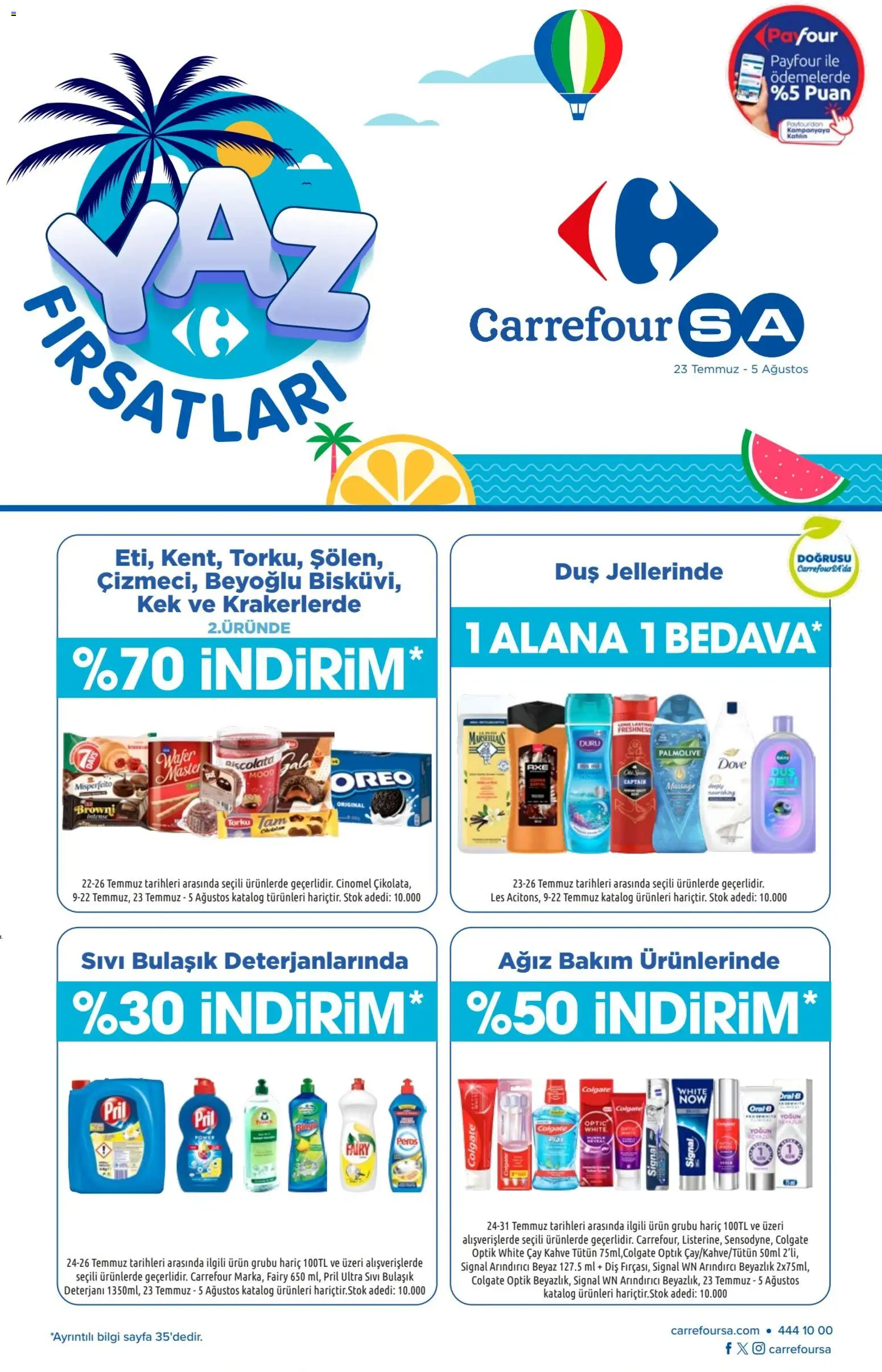 CarrefourSA CarrefourSA Katalog 23.07.2026 - Broşürünün önizlemesi