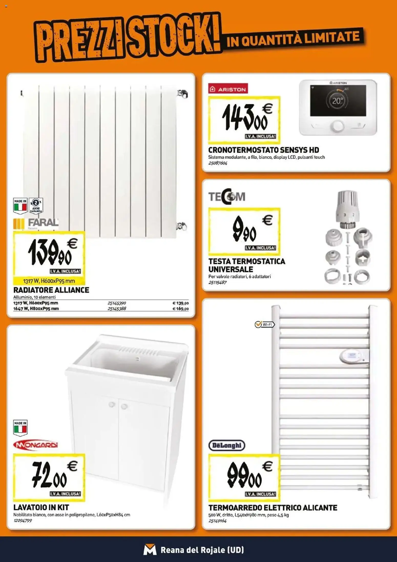 Anteprima dell'opuscolo TECNOMAT catalogo Reana del Rojale dal negozio TECNOMAT valido da 29/10/2026