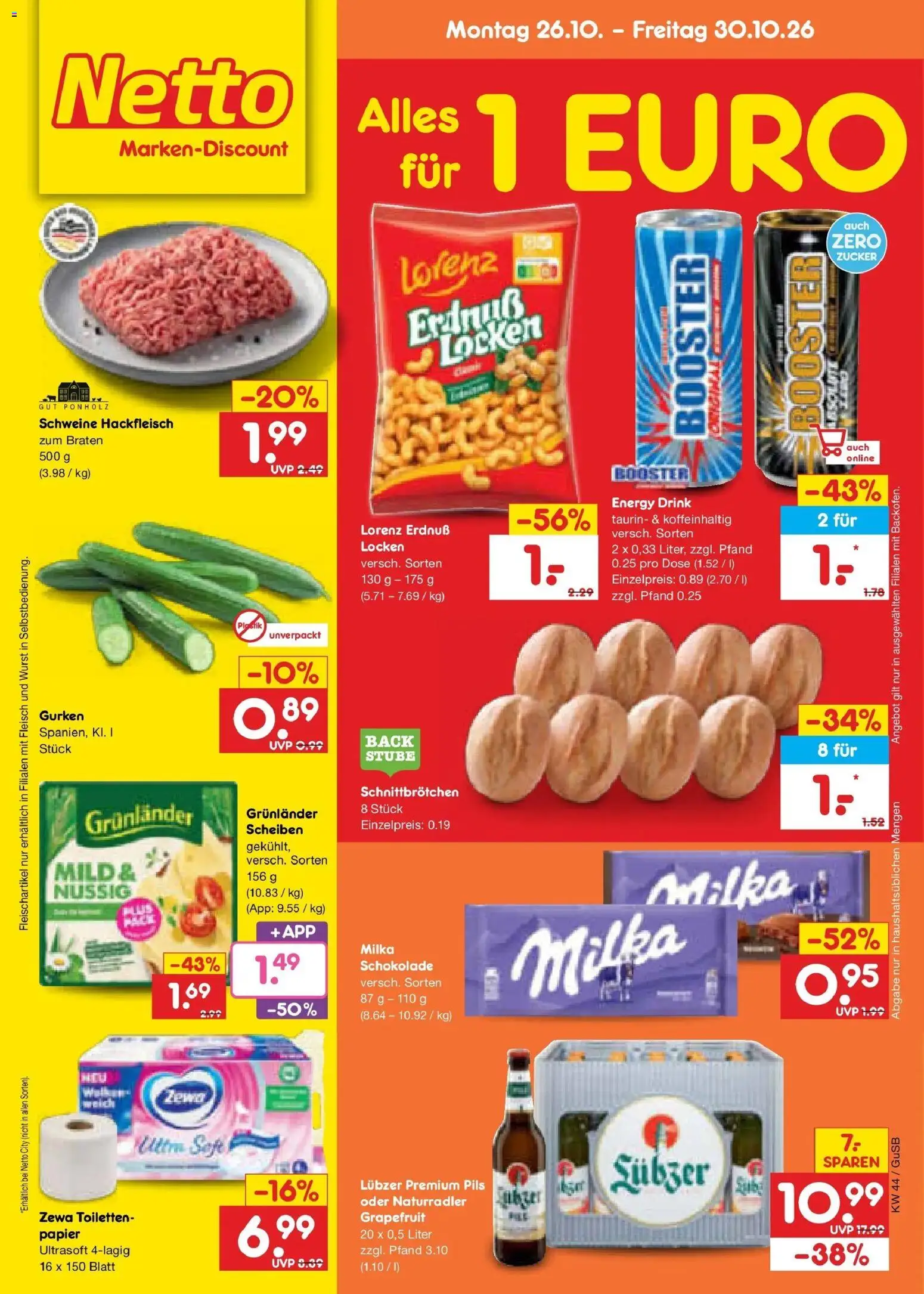 Vorschau von dem Prospekt des Geschäftes Netto Marken-Discount, gültig ab dem 26.10.2026