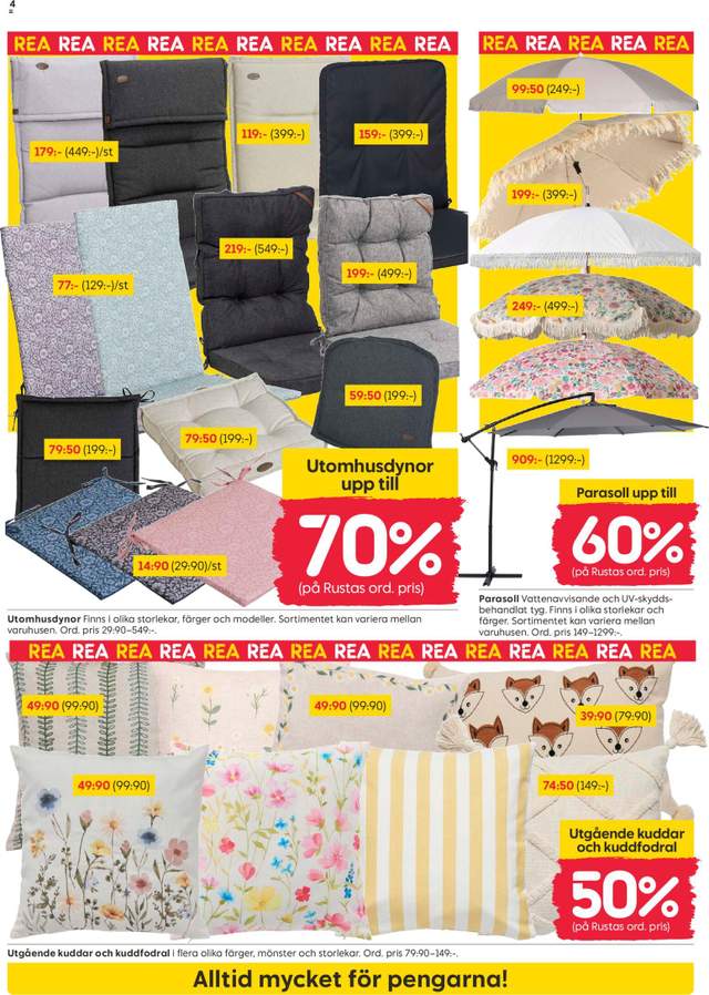 Nytt Rusta reklamblad från 13/07