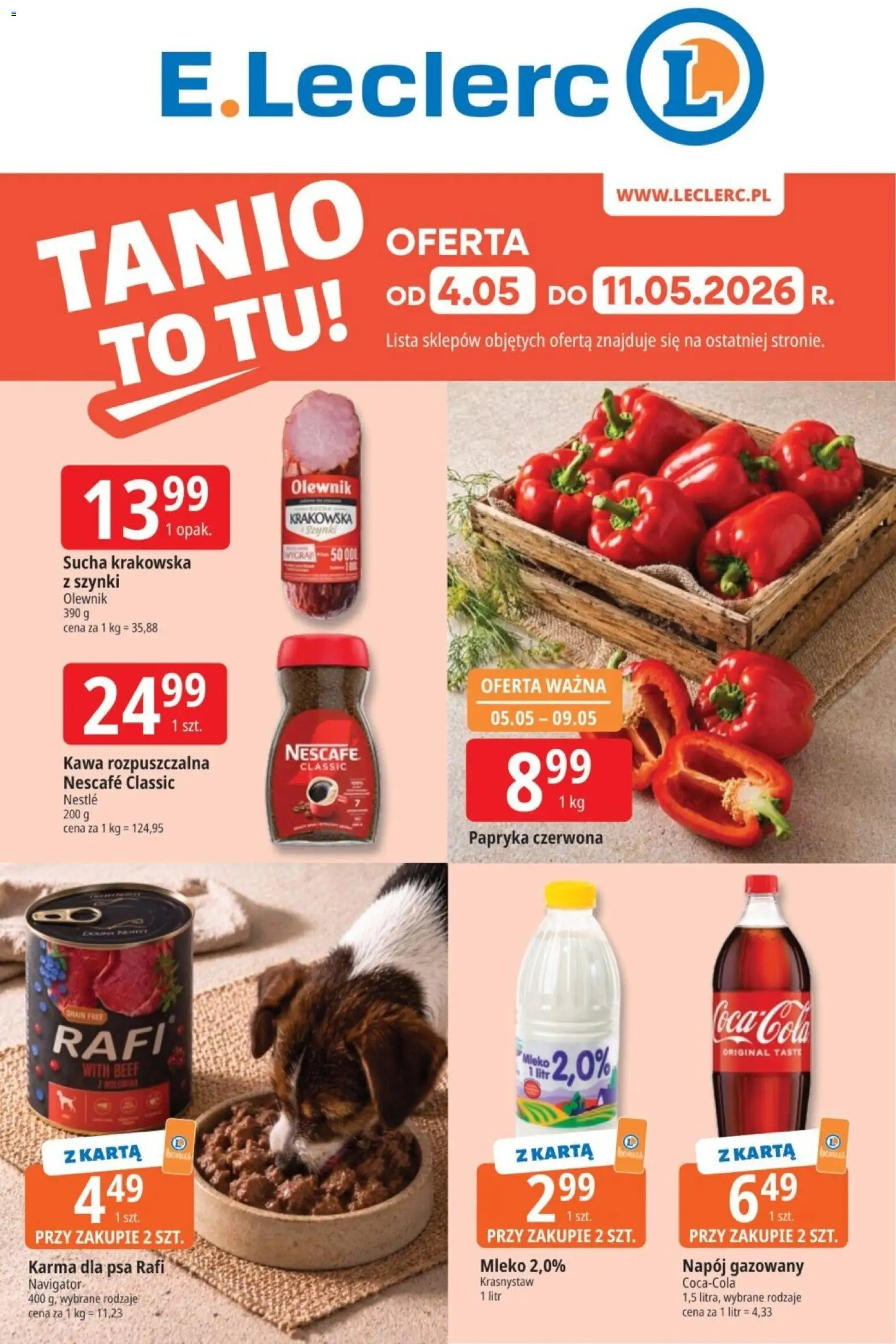Pogląd gazetki "E.Leclerc gazetka" ze sklepu E.Leclerc ważnej od 04.05.2026