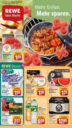 Vorschau von dem Prospekt des Geschäftes Rewe, gültig ab dem 03.08.2026