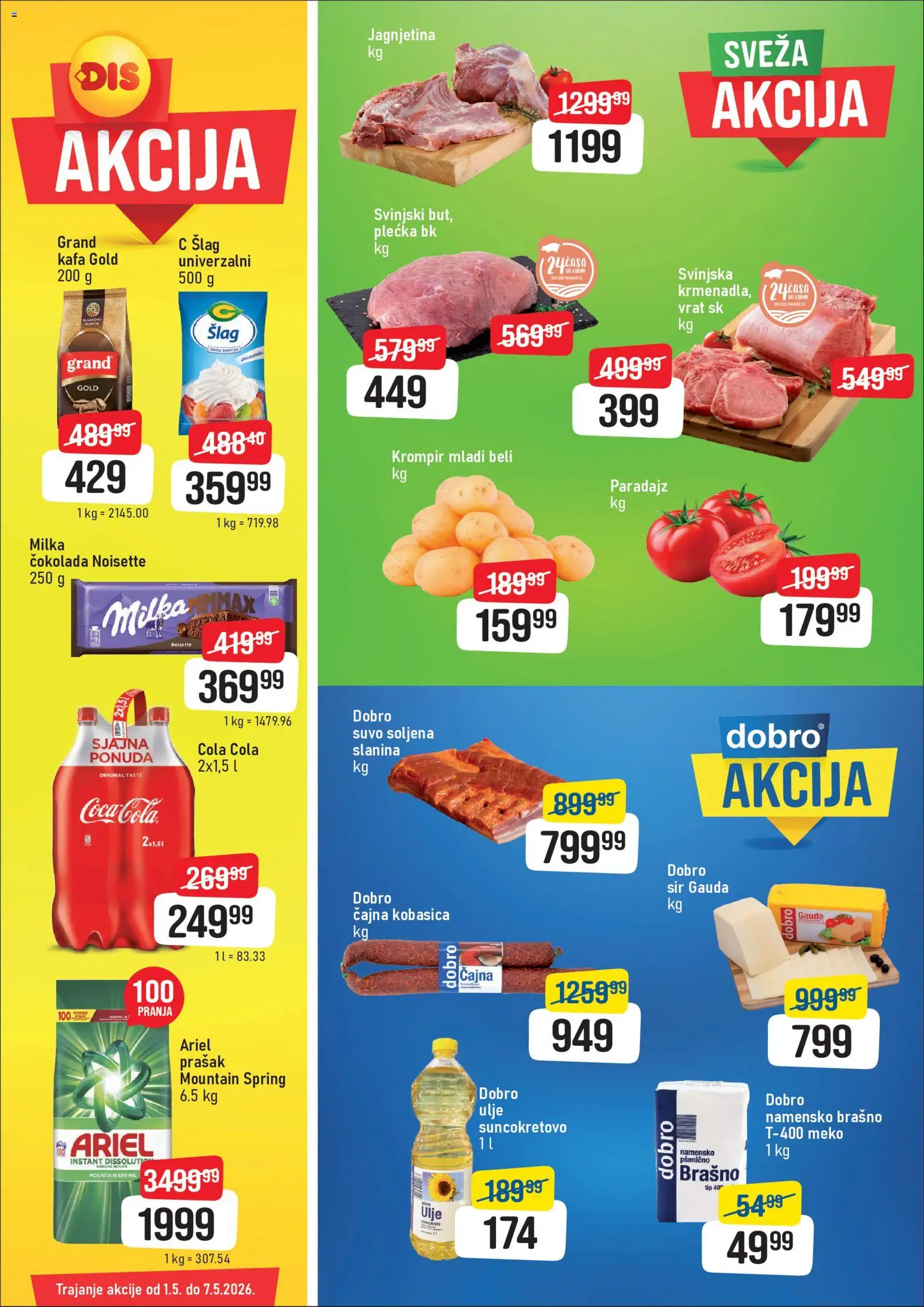 Pregled Super DIS kataloga - važi od 01.05.2026