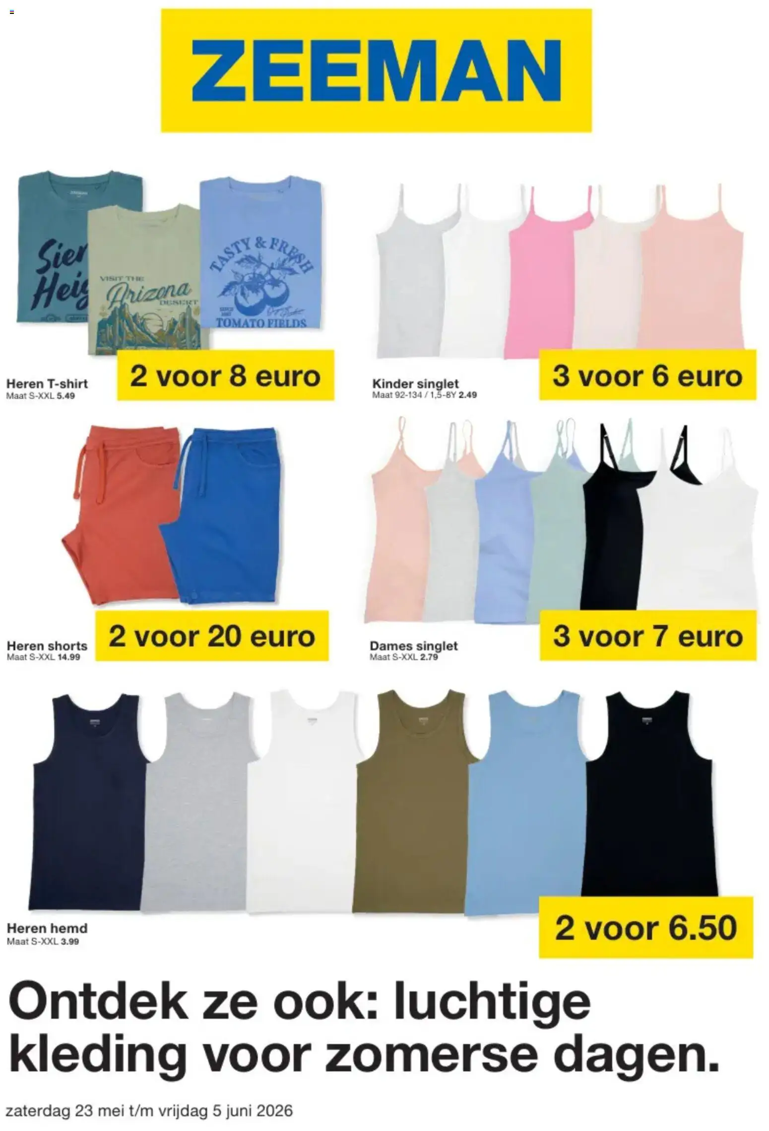 Voorbeeld van Zeeman Folder van winkel Zeeman geldig vanaf 23/05/2026
