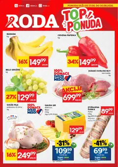 Pregled Roda kataloga - važi od 27.08.2026