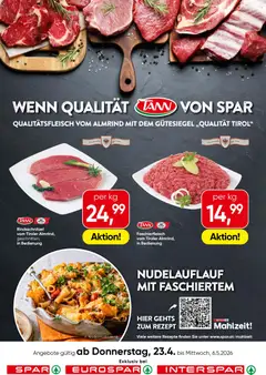Vorschau der Angebote: Spar Spar TANN Einleger- Tirol gültig ab 23.04.2026