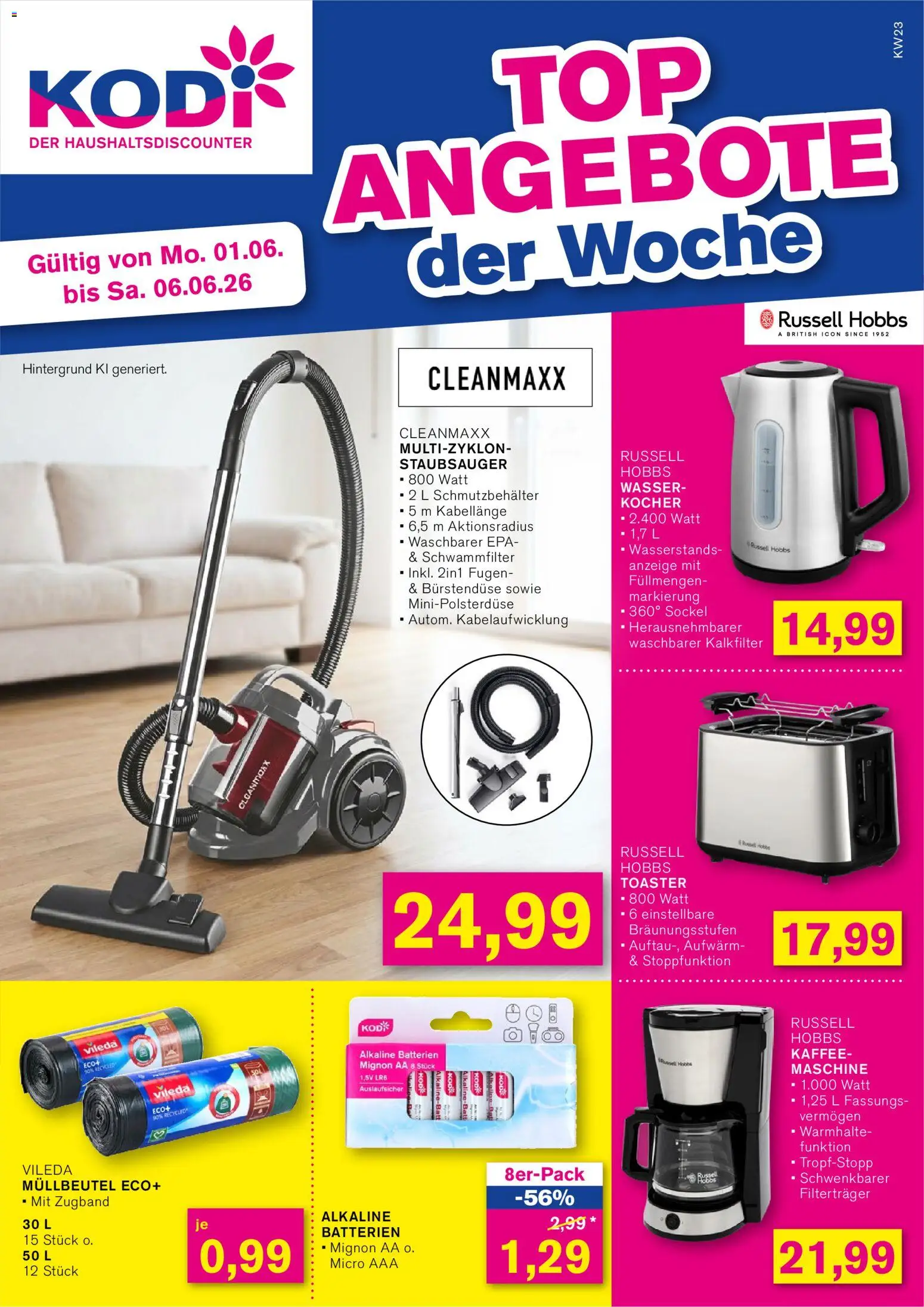 Vorschau von dem Prospekt des Geschäftes KODi, gültig ab dem 01.06.2026