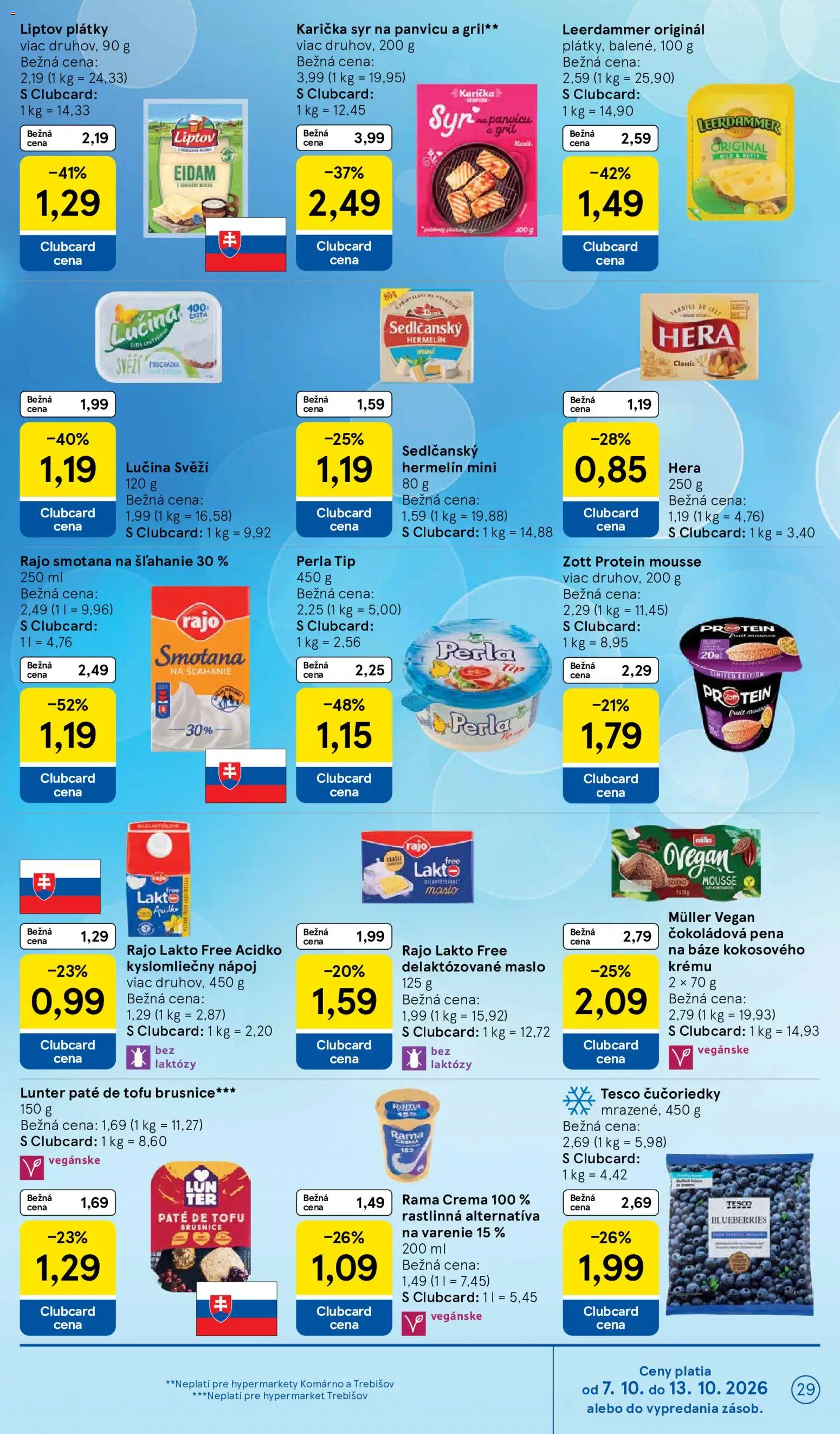 Náhľad Tesco letáku platného od 07.10.2026