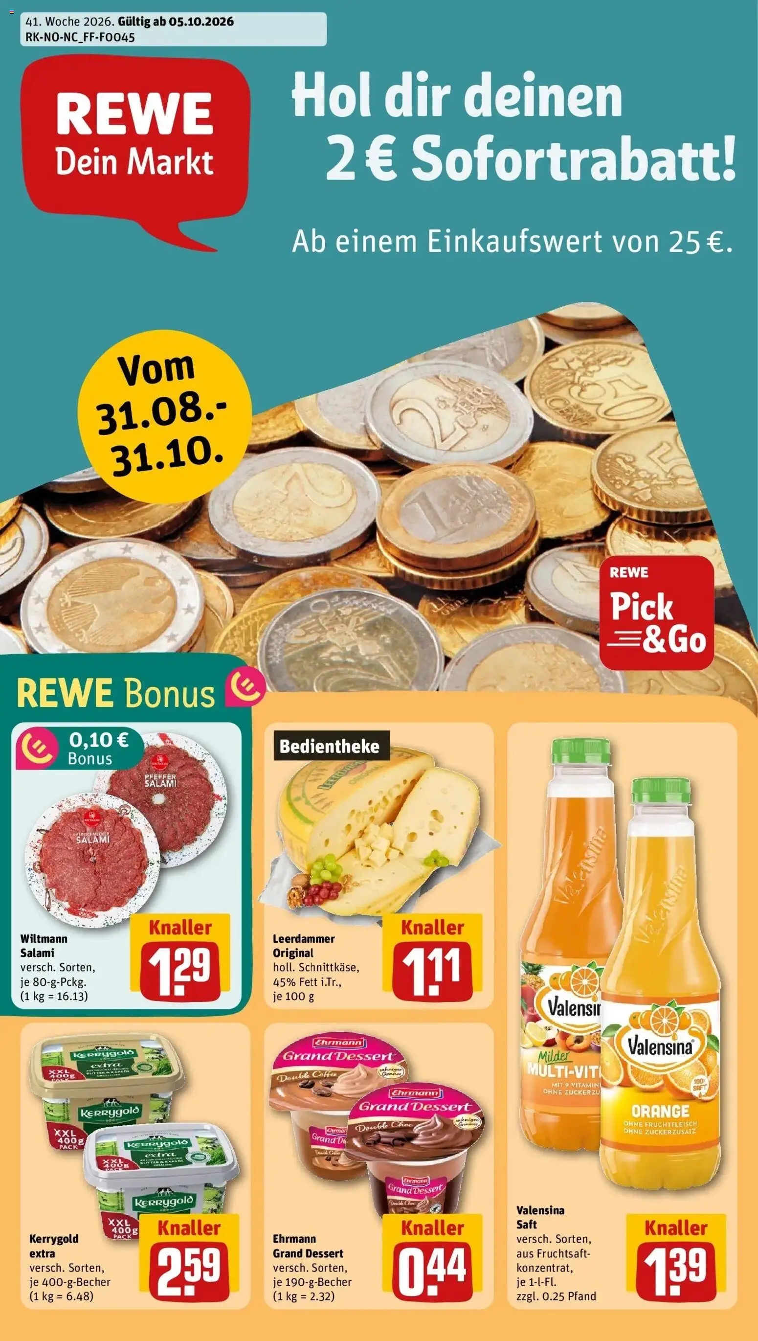 Vorschau von dem Prospekt des Geschäftes Rewe, gültig ab dem 05.10.2026