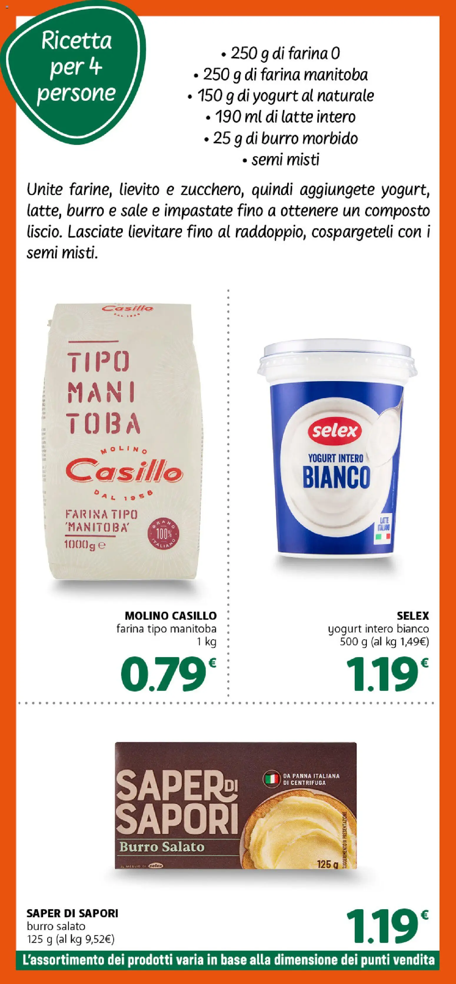Anteprima dell'opuscolo DOK volantino Speciale brunch dal negozio DOK valido da 16/10/2026 - Latte, Sale, Farina, Burro, Lievito, Panna, Centrifuga, Latte intero