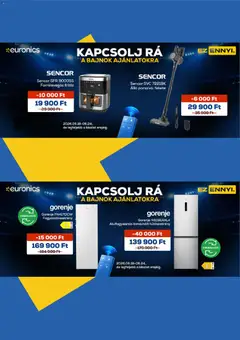 Euronics - Euronics akciós újság megtekintése, amely érvényes 2026.06.18.-től