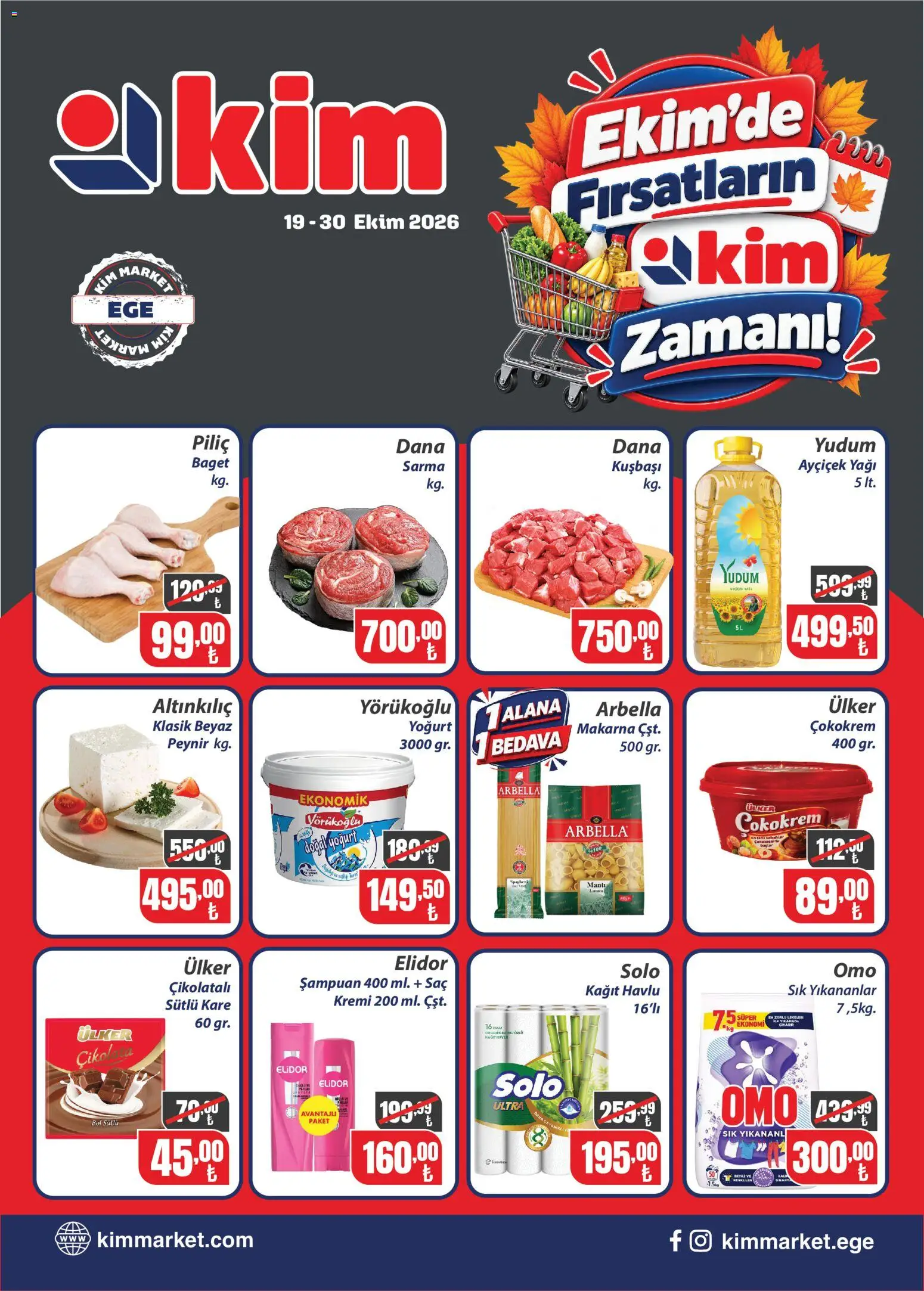 Kim Market Kim Market Katalog 19.10.2026 - Broşürünün önizlemesi
