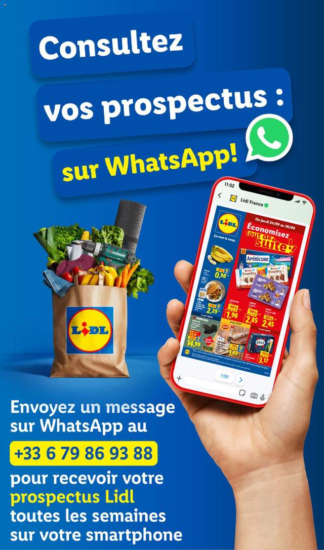 Nouveau catalogue Lidl à partir du 24/09