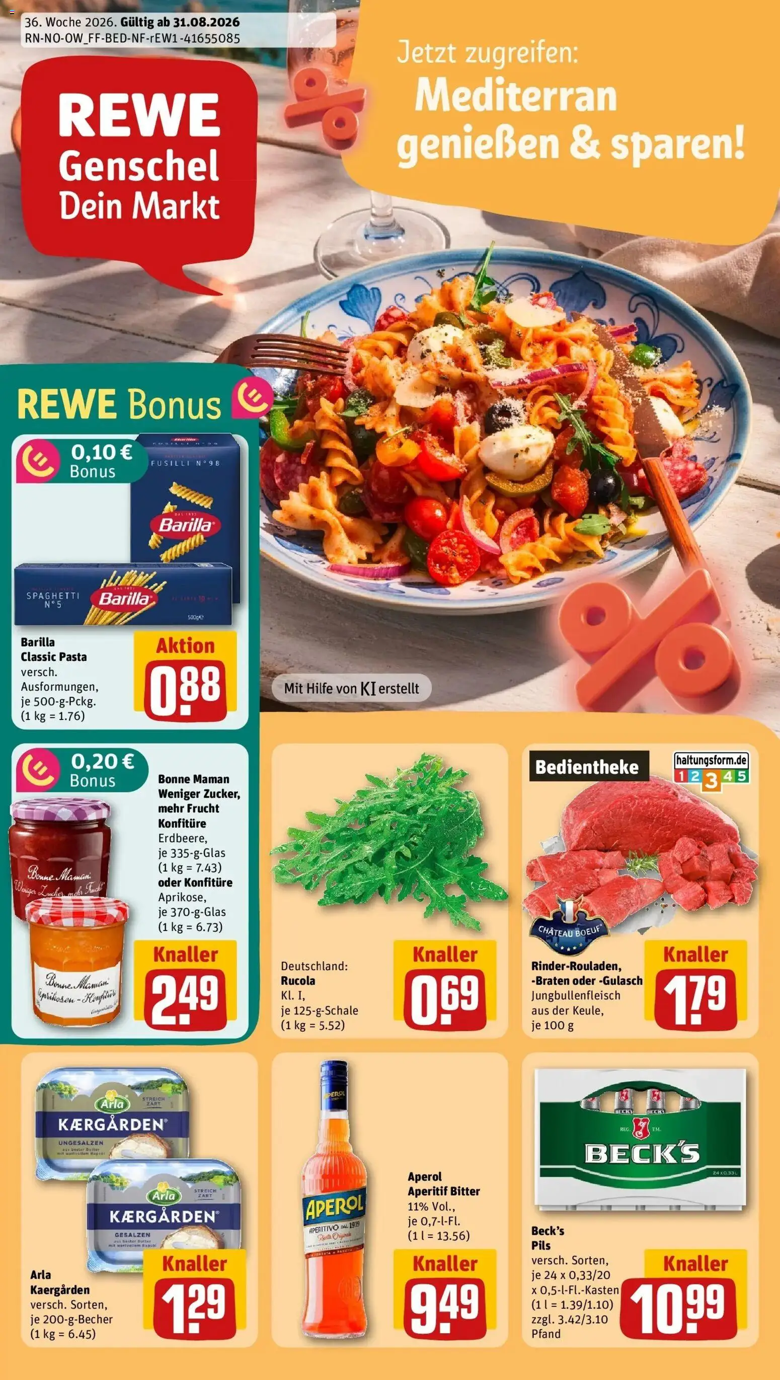 Vorschau von dem Prospekt des Geschäftes Rewe, gültig ab dem 31.08.2026
