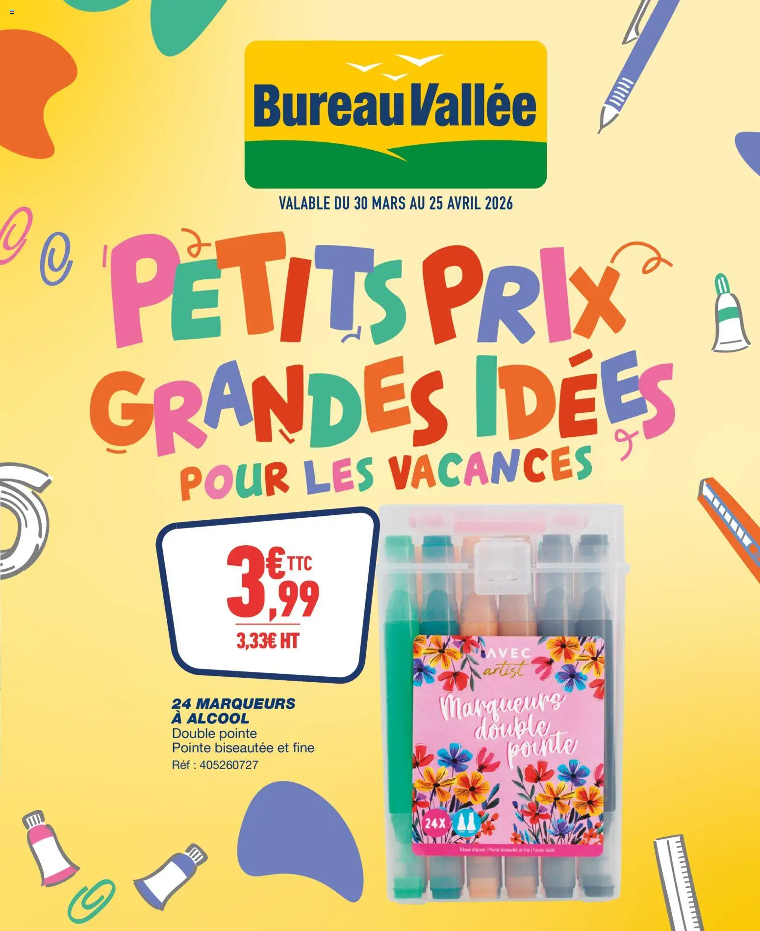 Prévisualisation de Bureau Vallée catalogue du magasin Bureau Vallée formulaire valide 30/03/2026 - Bureau, Base, Alcool