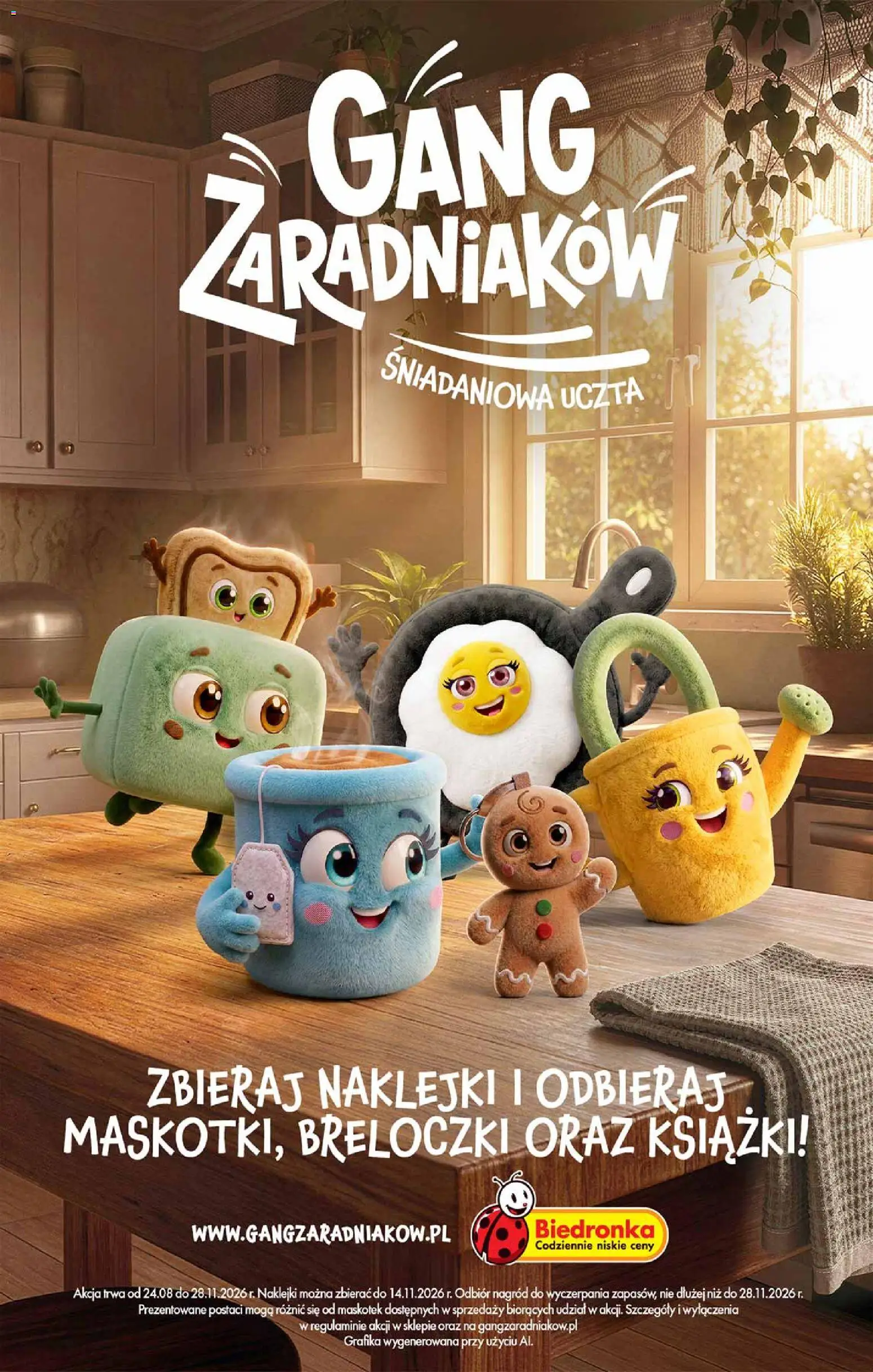 Pogląd gazetki "Biedronka gazetka - Gang zaradniaków" ze sklepu Biedronka ważnej od 24.09.2026