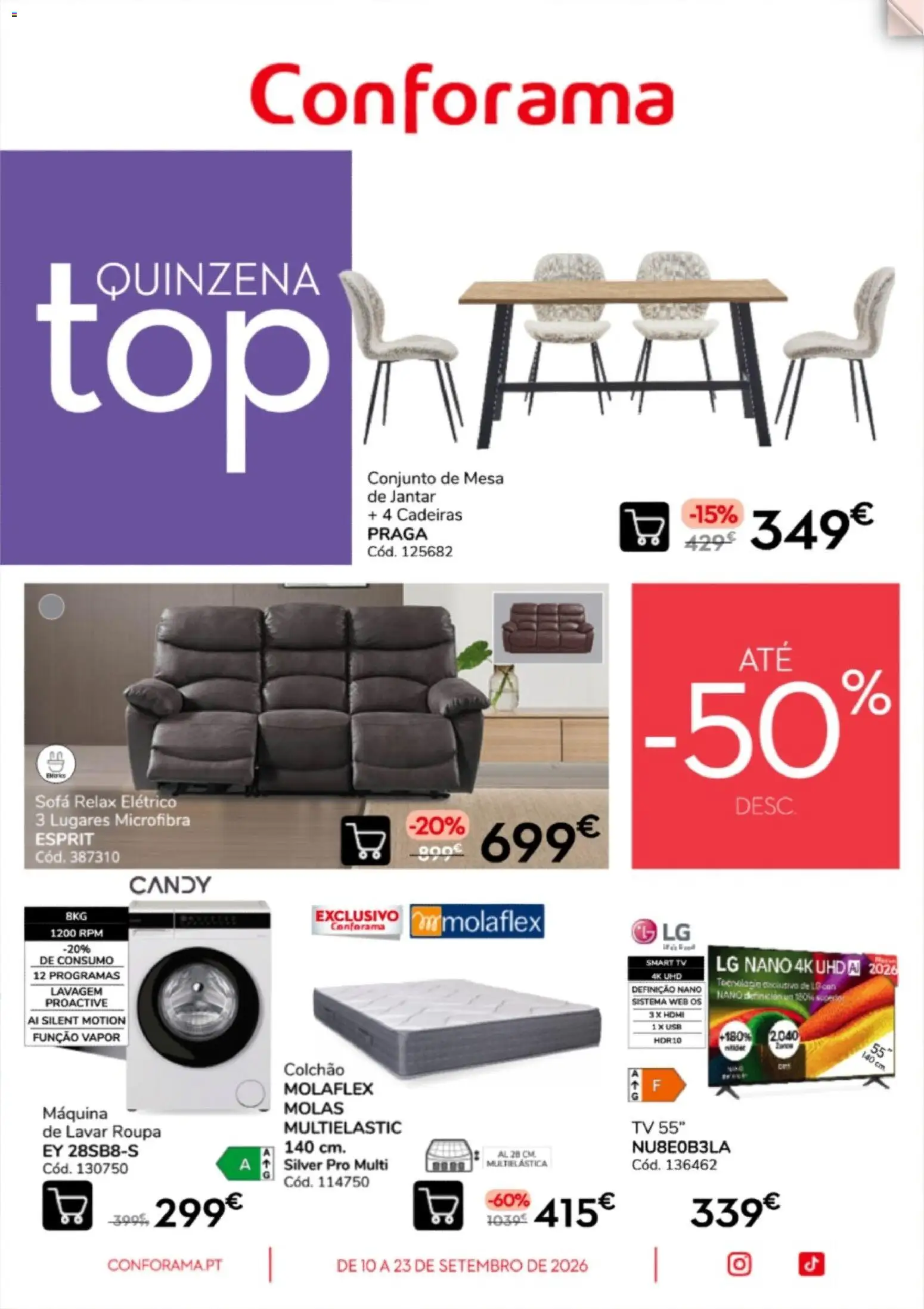 Pré-visualização do folheto da loja Conforama válida a partir de 10/09/2026