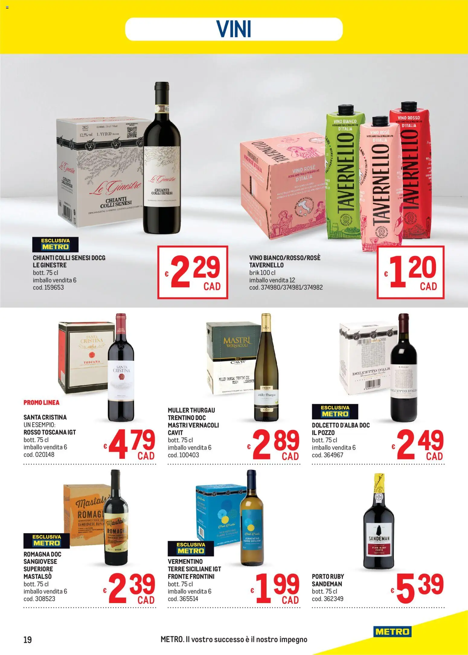 Anteprima dell'opuscolo Metro volantino dal negozio Metro valido da 22/10/2026 - Vino, Vino rosso, Vino bianco