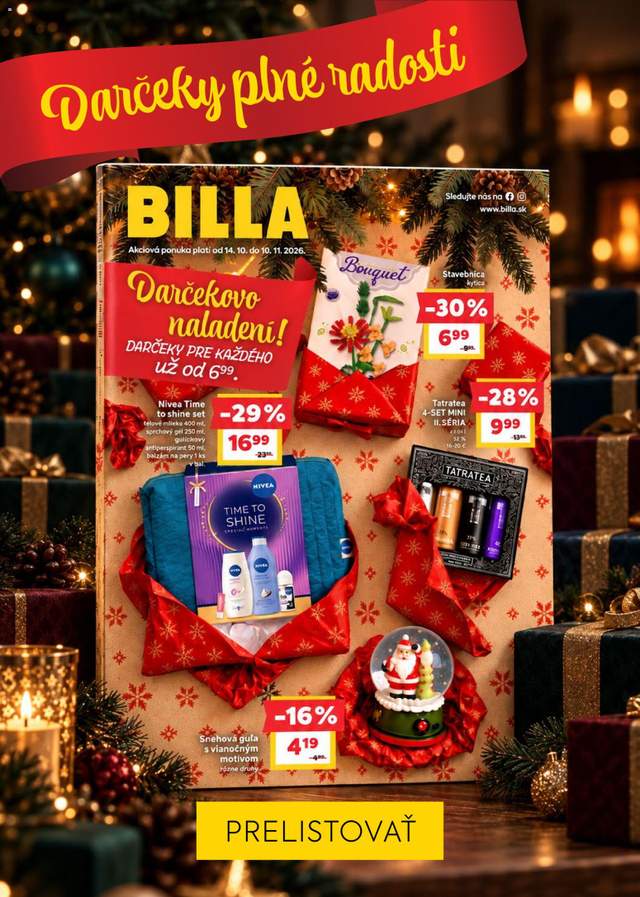 Nový Billa leták od 21.10.