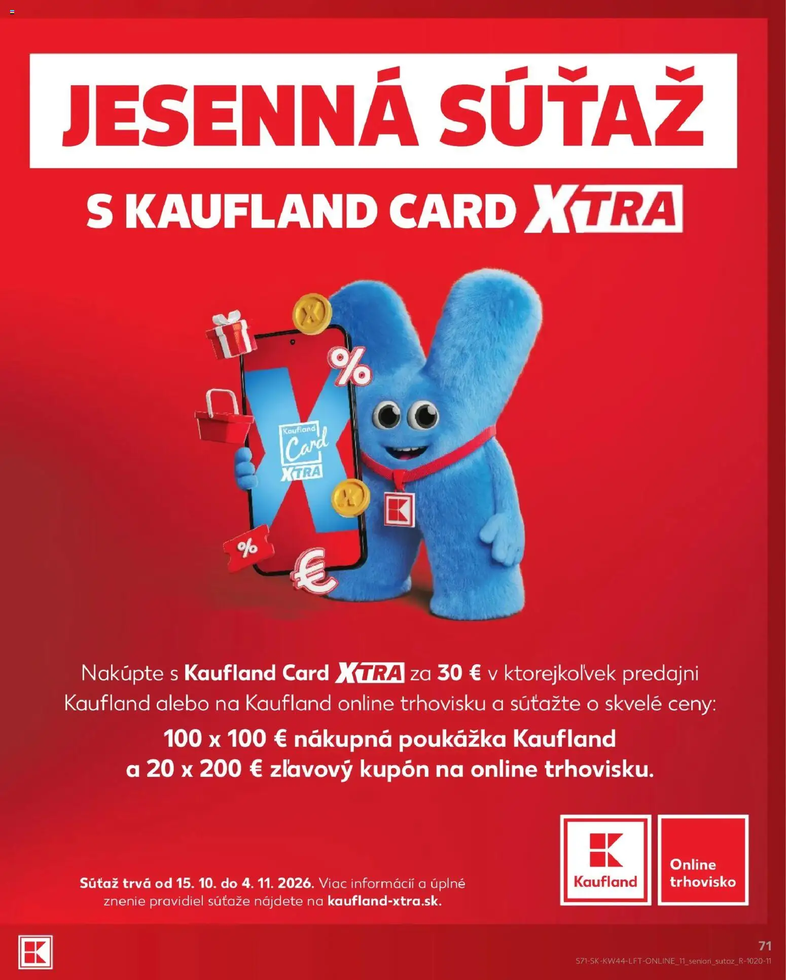 Náhľad Kaufland letáku platného od 29.10.2026