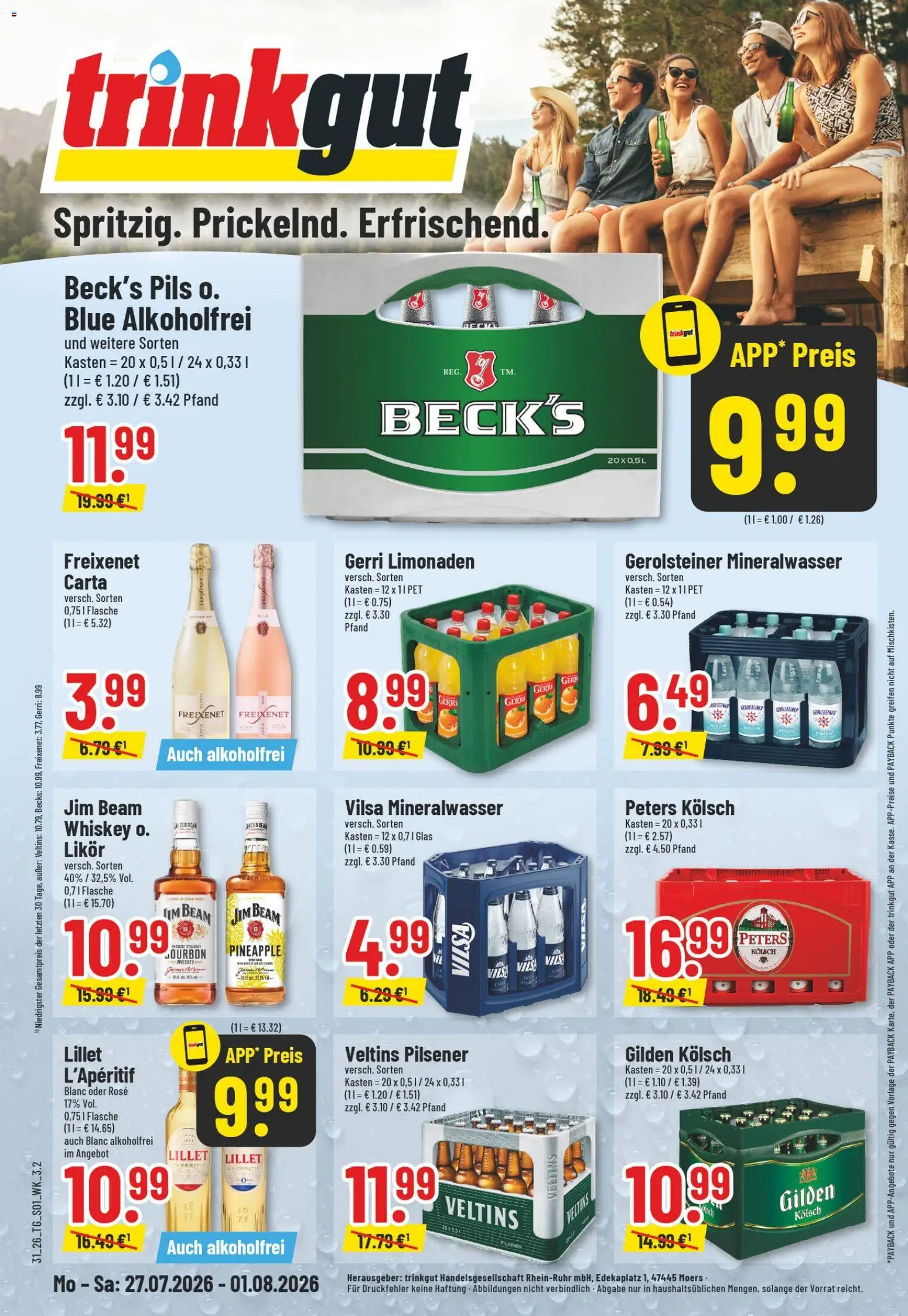 Vorschau von dem Prospekt des Geschäftes Trinkgut, gültig ab dem 27.07.2026