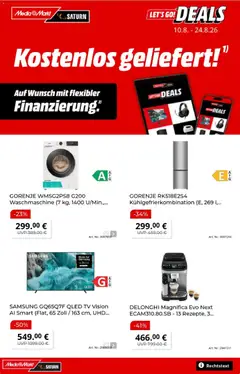 Vorschau von dem Prospekt des Geschäftes Media Markt, gültig ab dem 10.08.2026