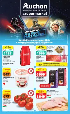 Auchan - Auchan Szupermarket akciós újság megtekintése, amely érvényes 2026.05.14.-től