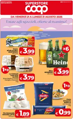 Anteprima dell'opuscolo COOP volantino Superstore Sicilia dal negozio COOP valido da 21/08/2026
