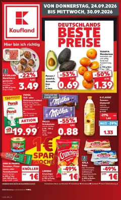 Vorschau von dem Prospekt des Geschäftes Kaufland, gültig ab dem 24.09.2026