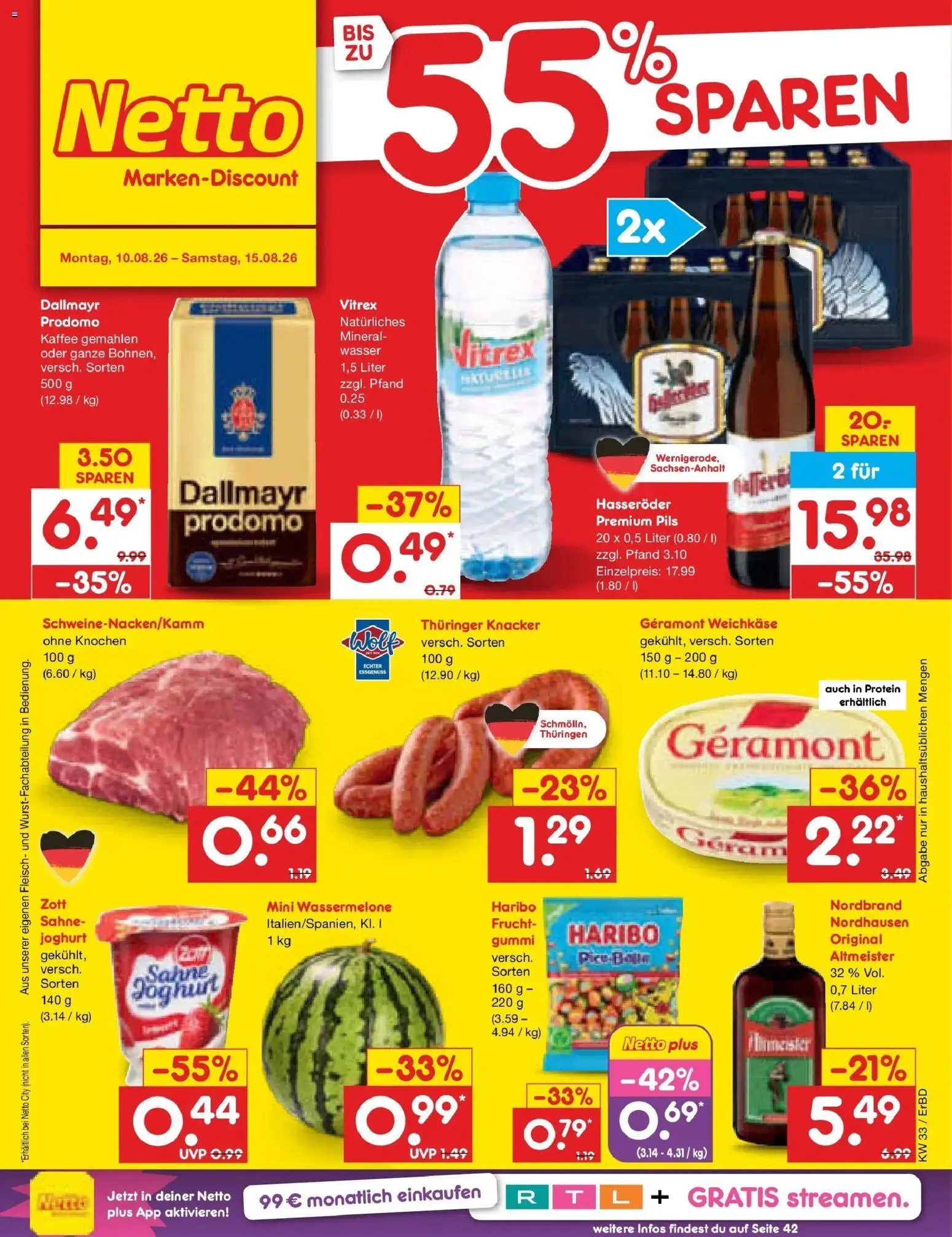 Vorschau von dem Prospekt des Geschäftes Netto Marken-Discount, gültig ab dem 10.08.2026