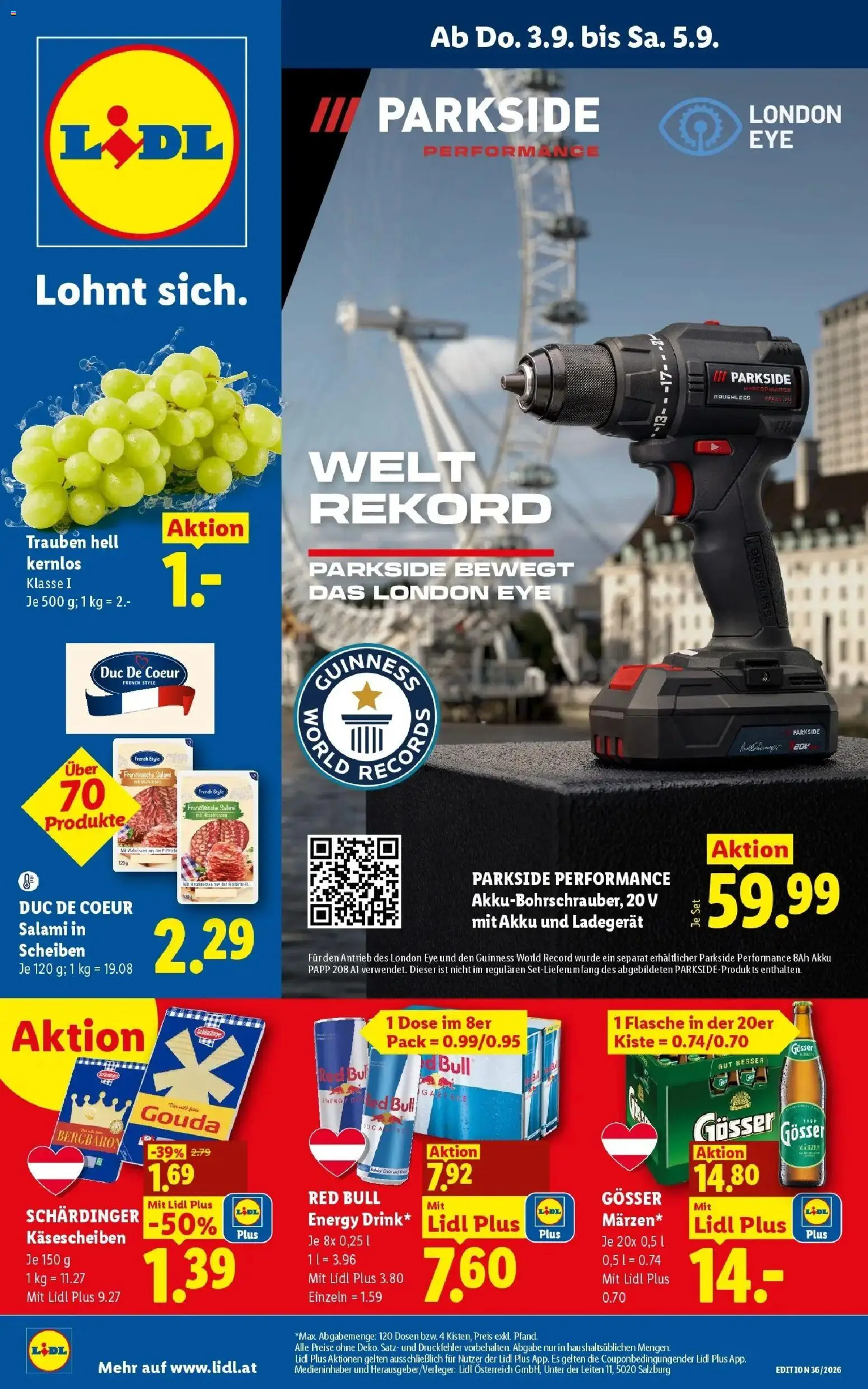 Vorschau der Angebote: Lidl Lidl Flugblatt - Jenbach gültig ab 30.08.2026