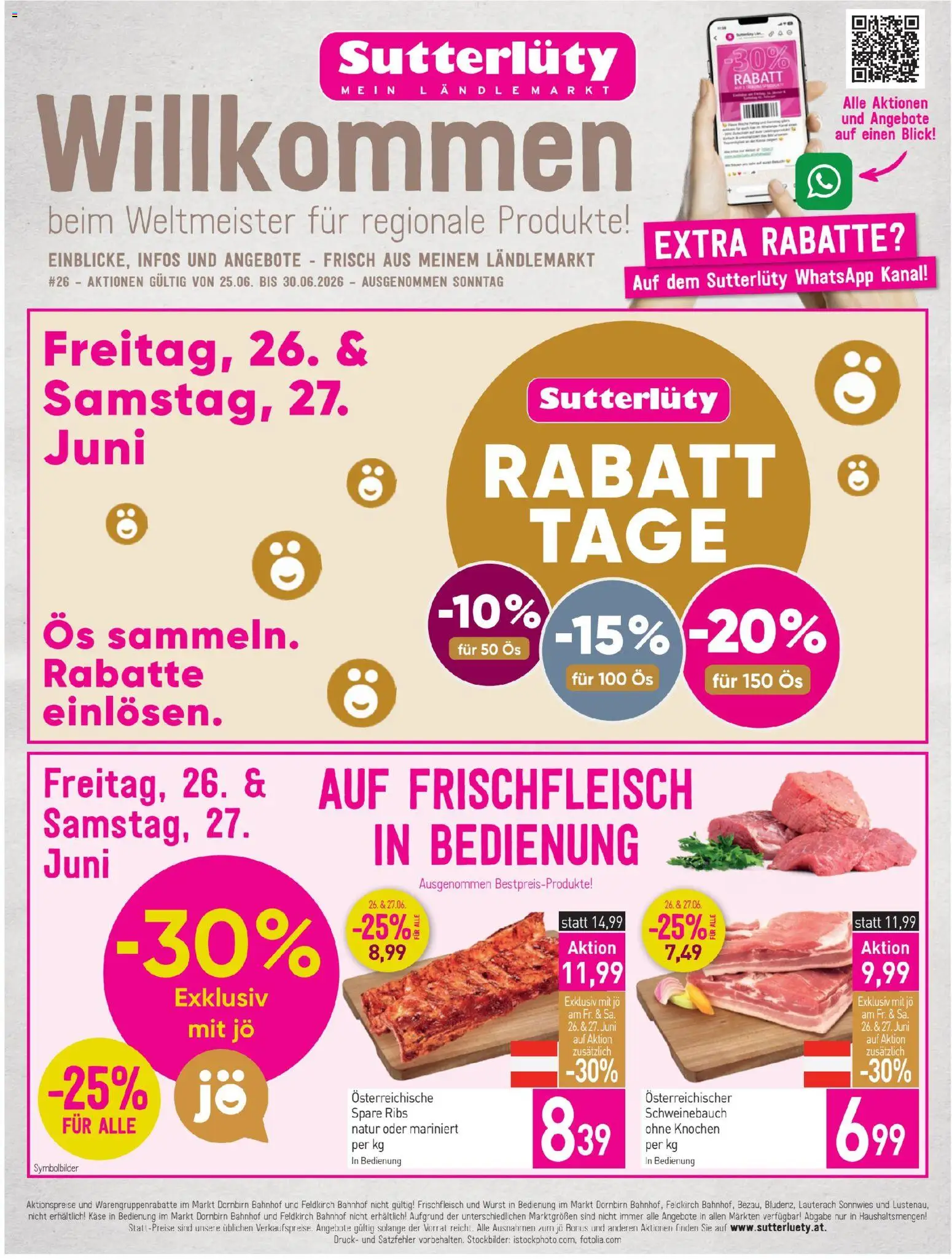 Vorschau der Angebote: Sutterlüty Sutterlüty Flugblatt gültig ab 25.06.2026