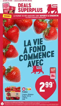 Voorbeeld van Delhaize Folder de la semaine 17 van winkel Delhaize geldig vanaf 23/04/2026