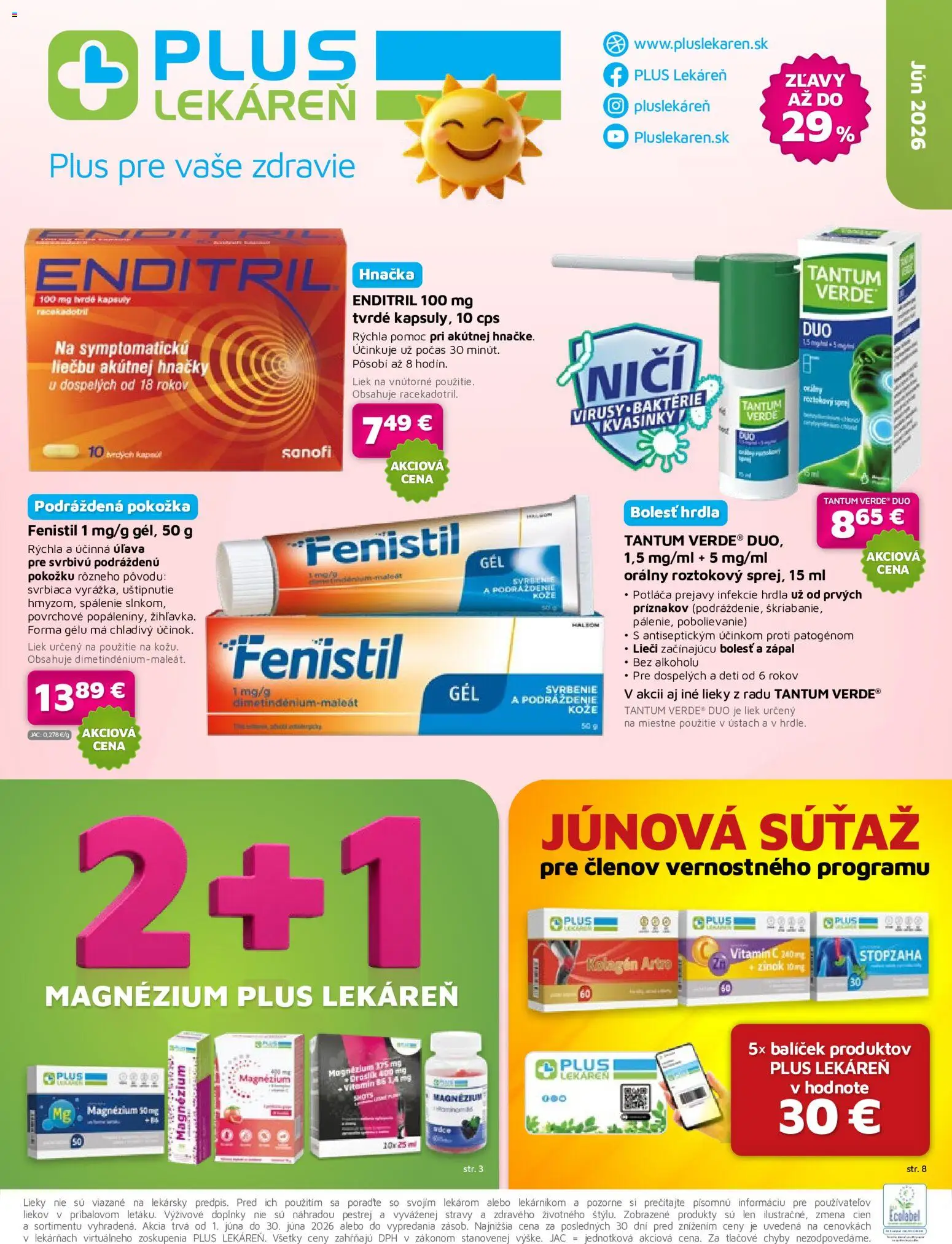 Náhľad Plus lekáreň letáku platného od 01.06.2026