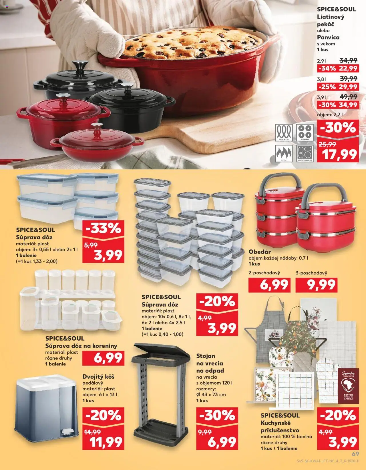 Náhľad Kaufland letáku platného od 09.10.2025 - Panvica, Kôš