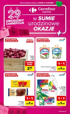 Pogląd gazetki "Carrefour gazetka - Express" ze sklepu Carrefour ważnej od 29.09.2026