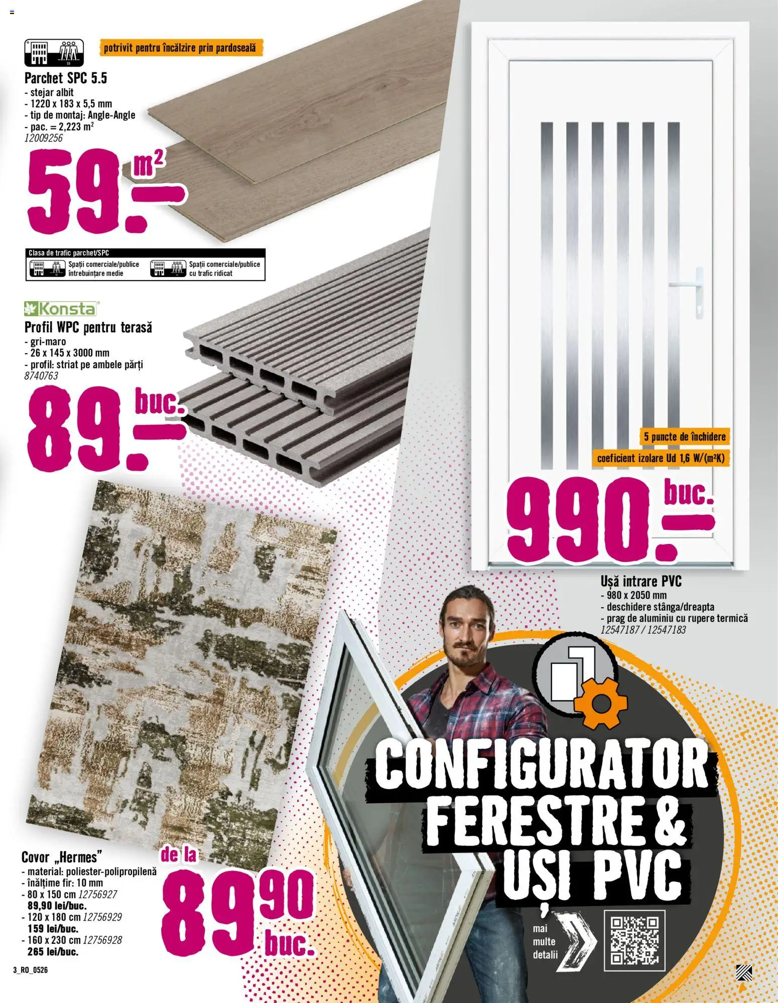 Previzualizarea de cataloage: Hornbach Hornbach Catalog special pentru Colentina valabil de la 06.05.2026 - Parchet, Ușă, Covor, Tip, Pardoseală