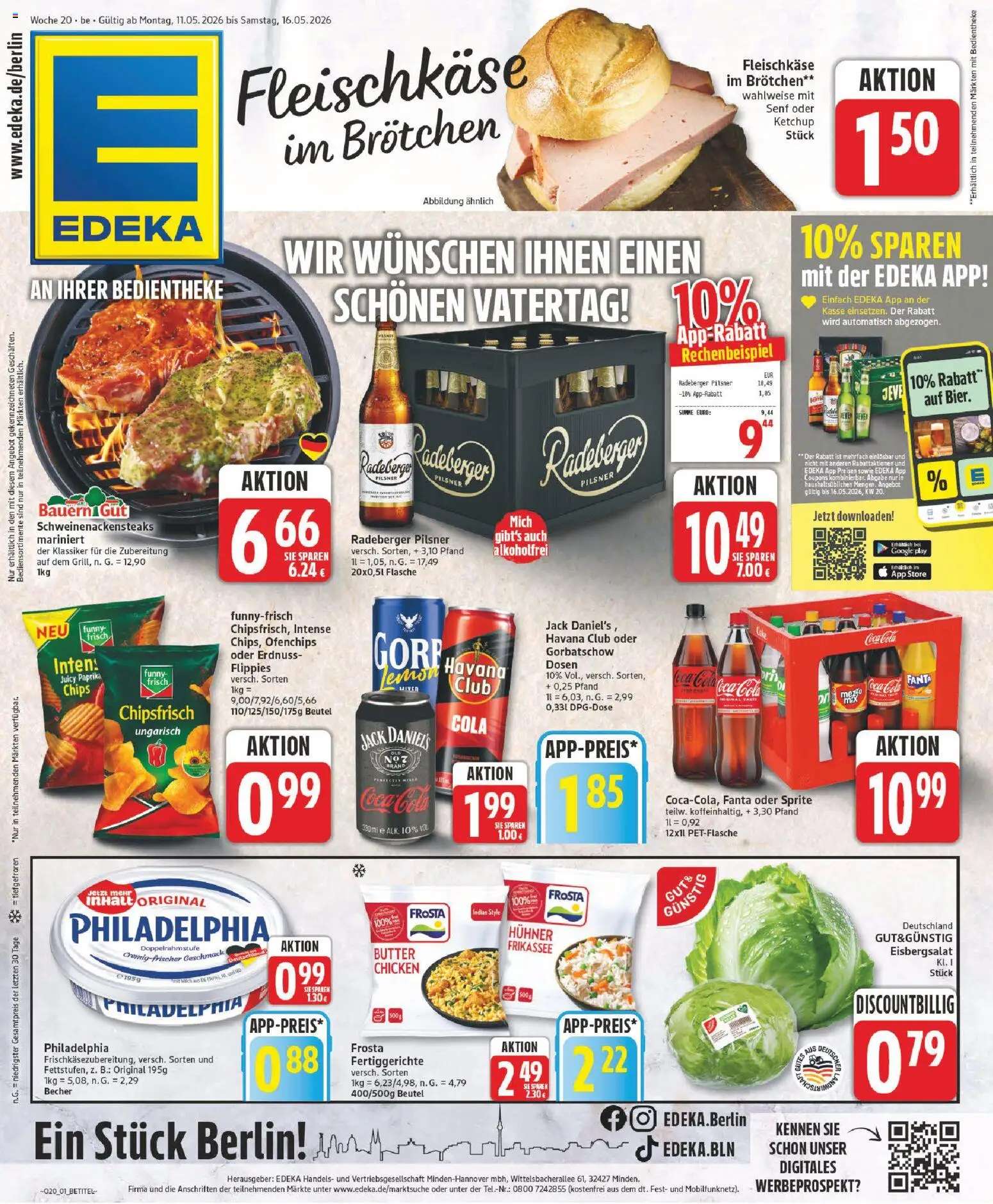 Vorschau von dem Prospekt des Geschäftes Edeka, gültig ab dem 11.05.2026
