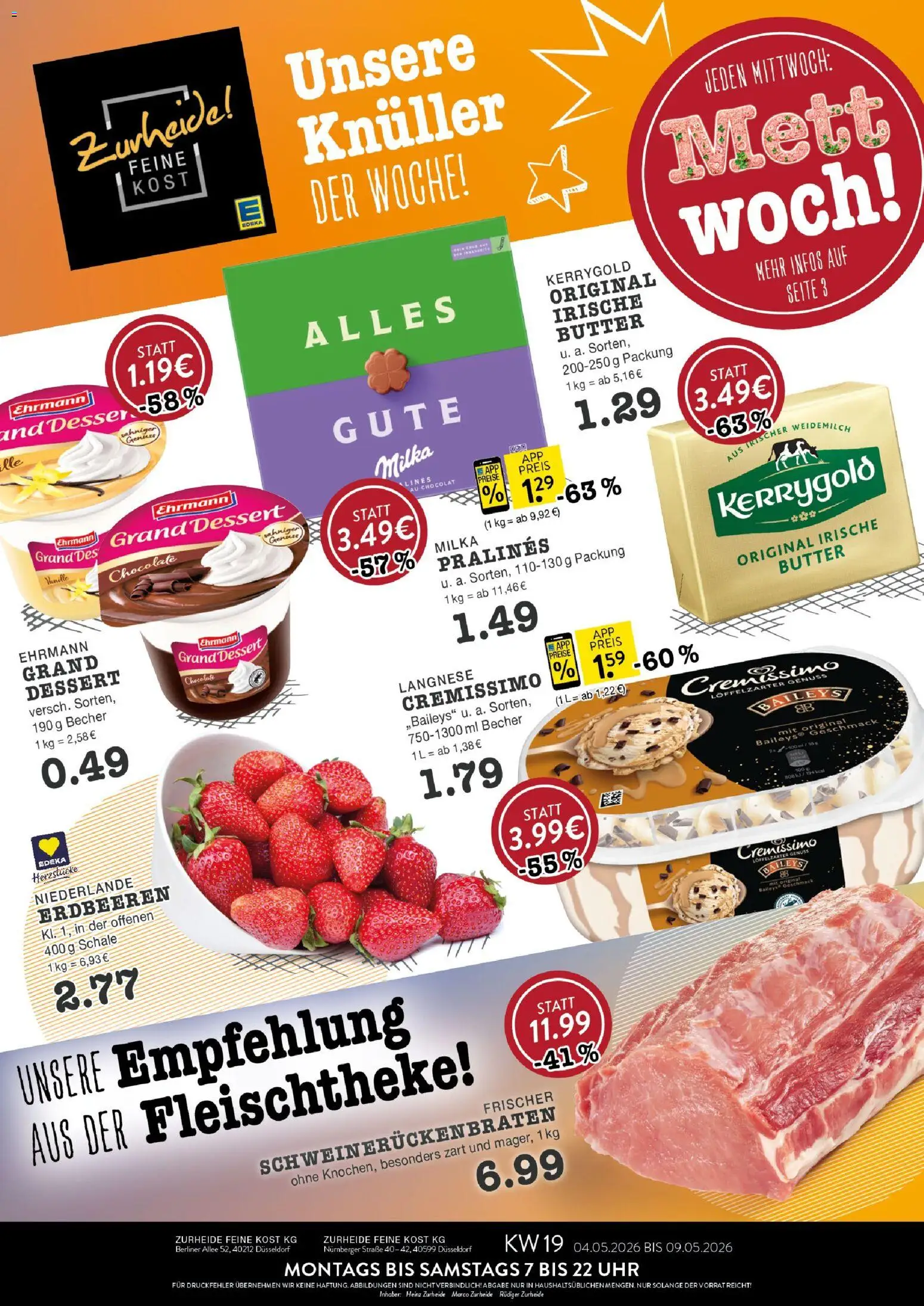 Vorschau von dem Prospekt des Geschäftes Edeka Zurheide, gültig ab dem 04.05.2026