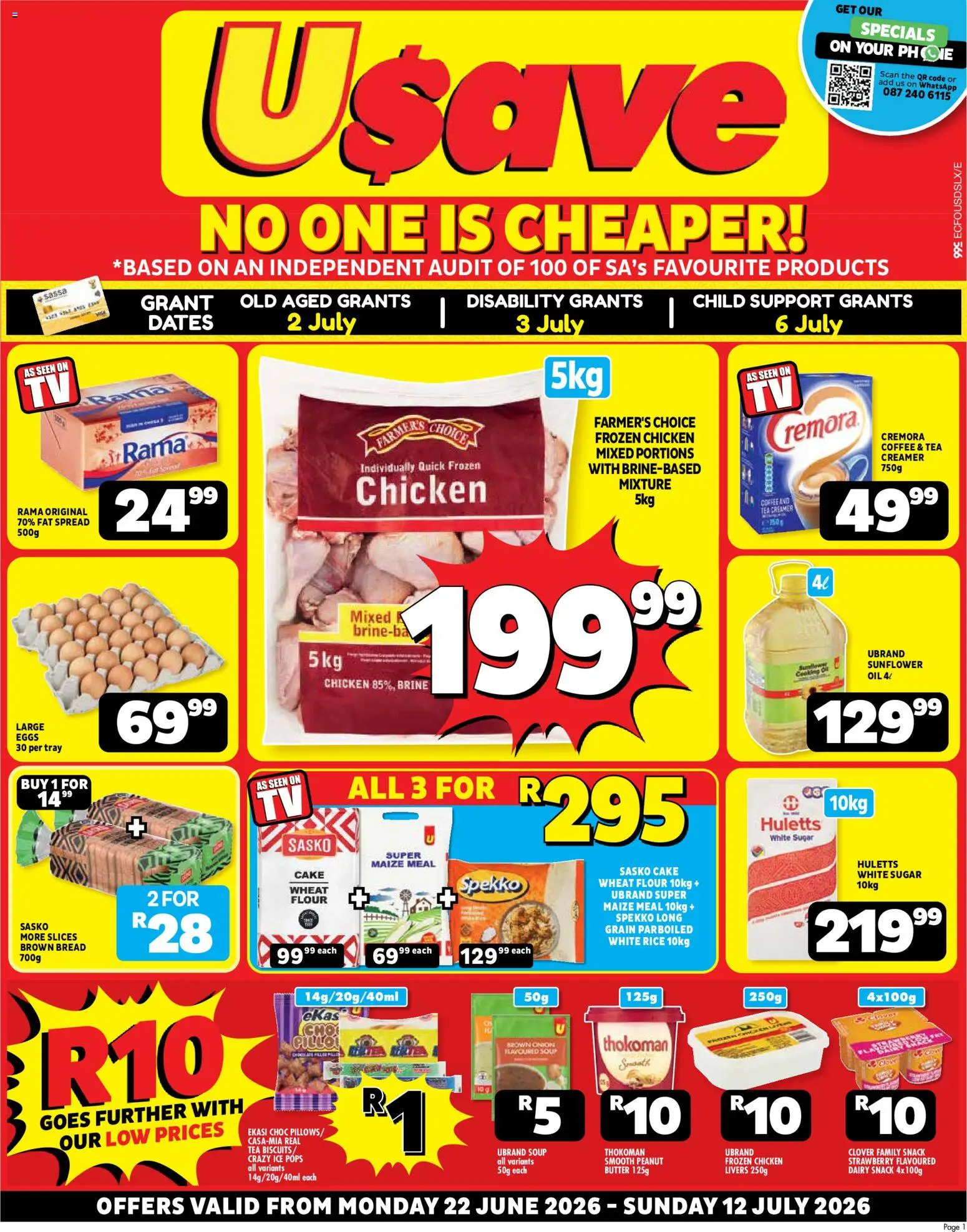 Preview of Usave flyer valid from 22/06/2026