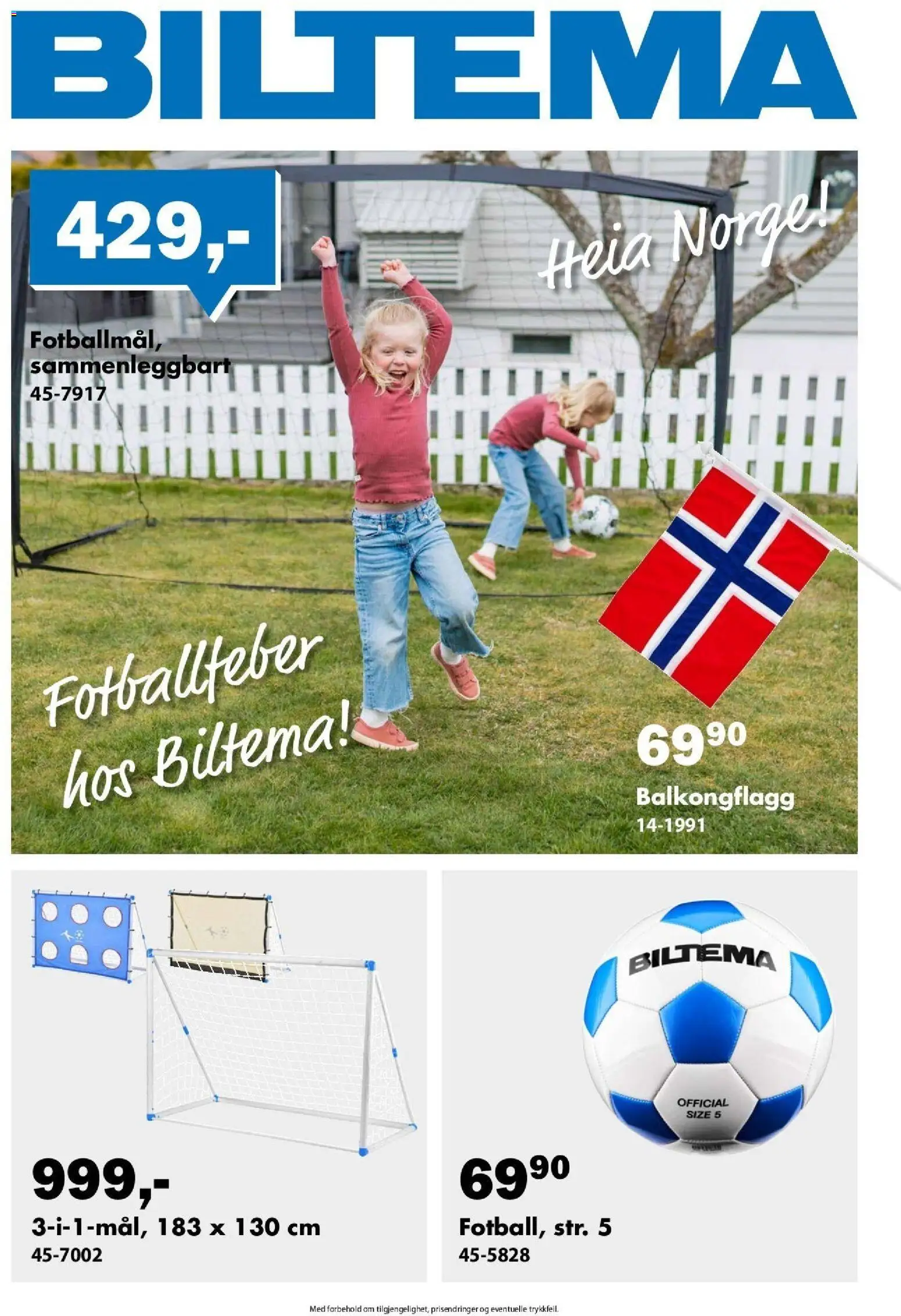 Forhåndsvis Biltema Fotballfeber 2026 fra butikk Biltema gyldig fra 12/06/2026