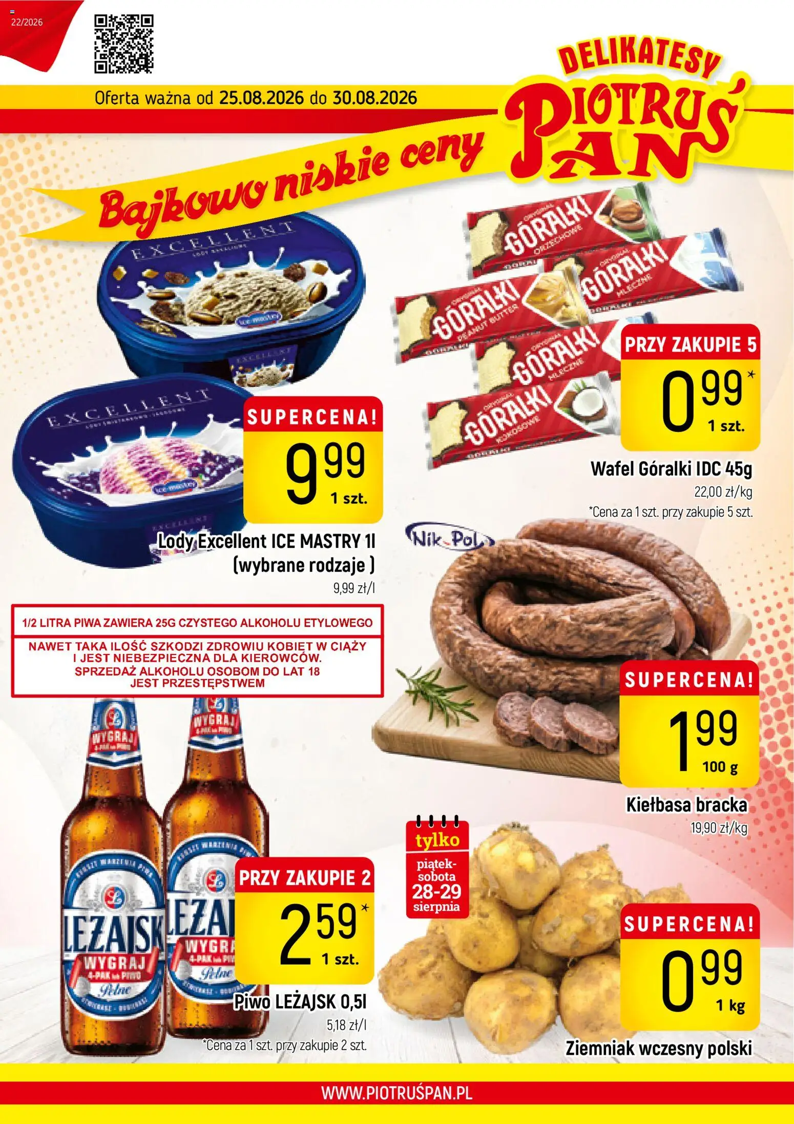 Pogląd gazetki "Piotruś Pan gazetka" ze sklepu Piotruś Pan ważnej od 25.08.2026